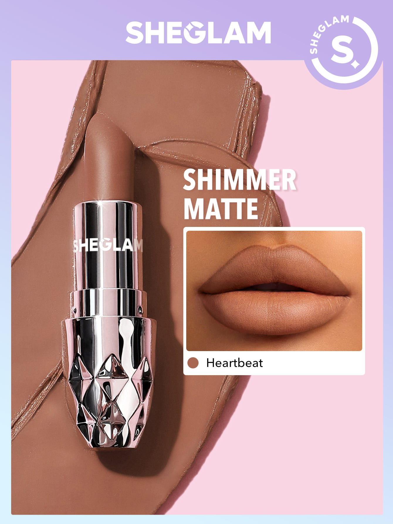 SHEGLAM Starlight Velvet Lipstick Beach Babe