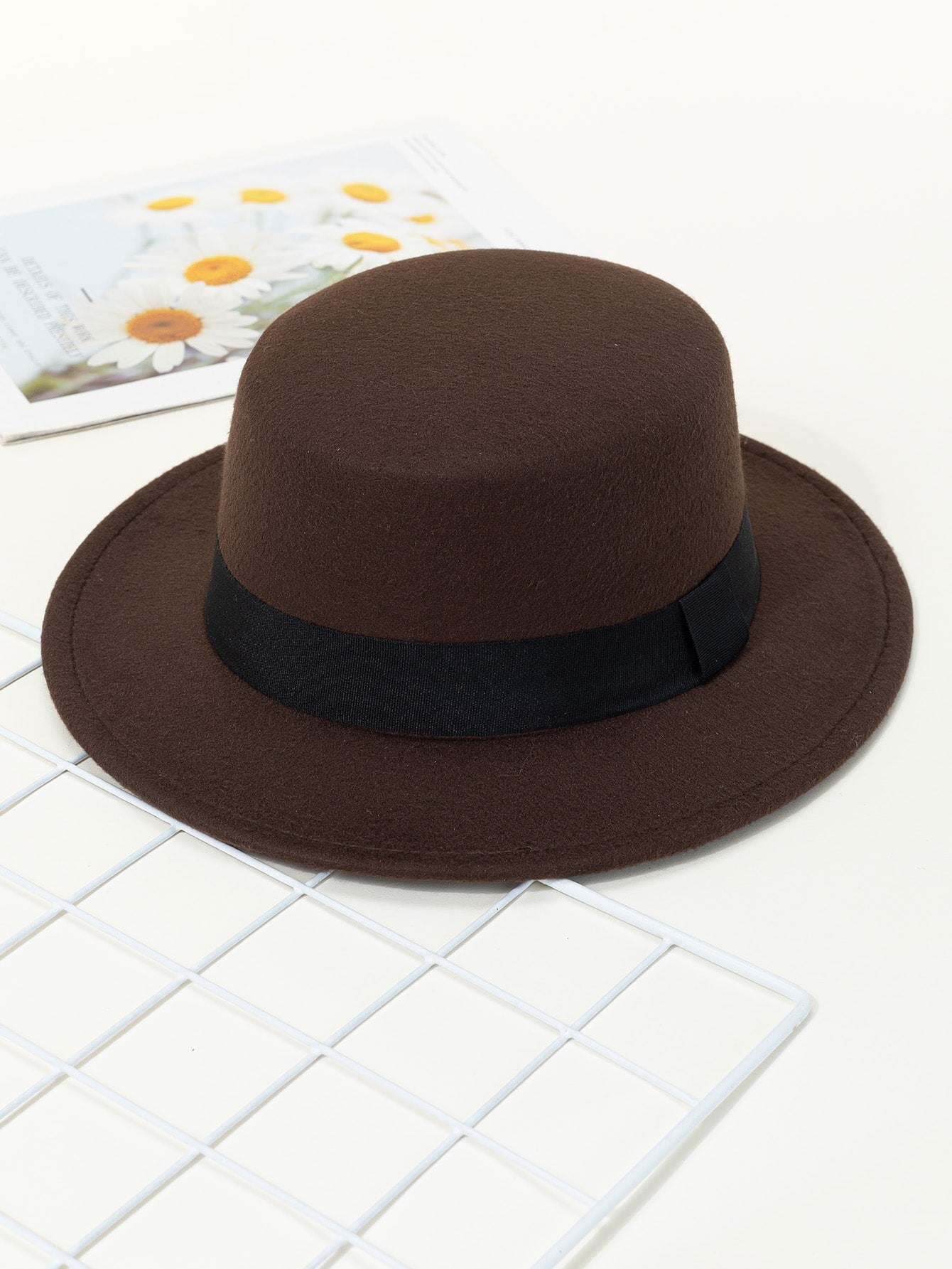 Tape Decor Fedora Hat