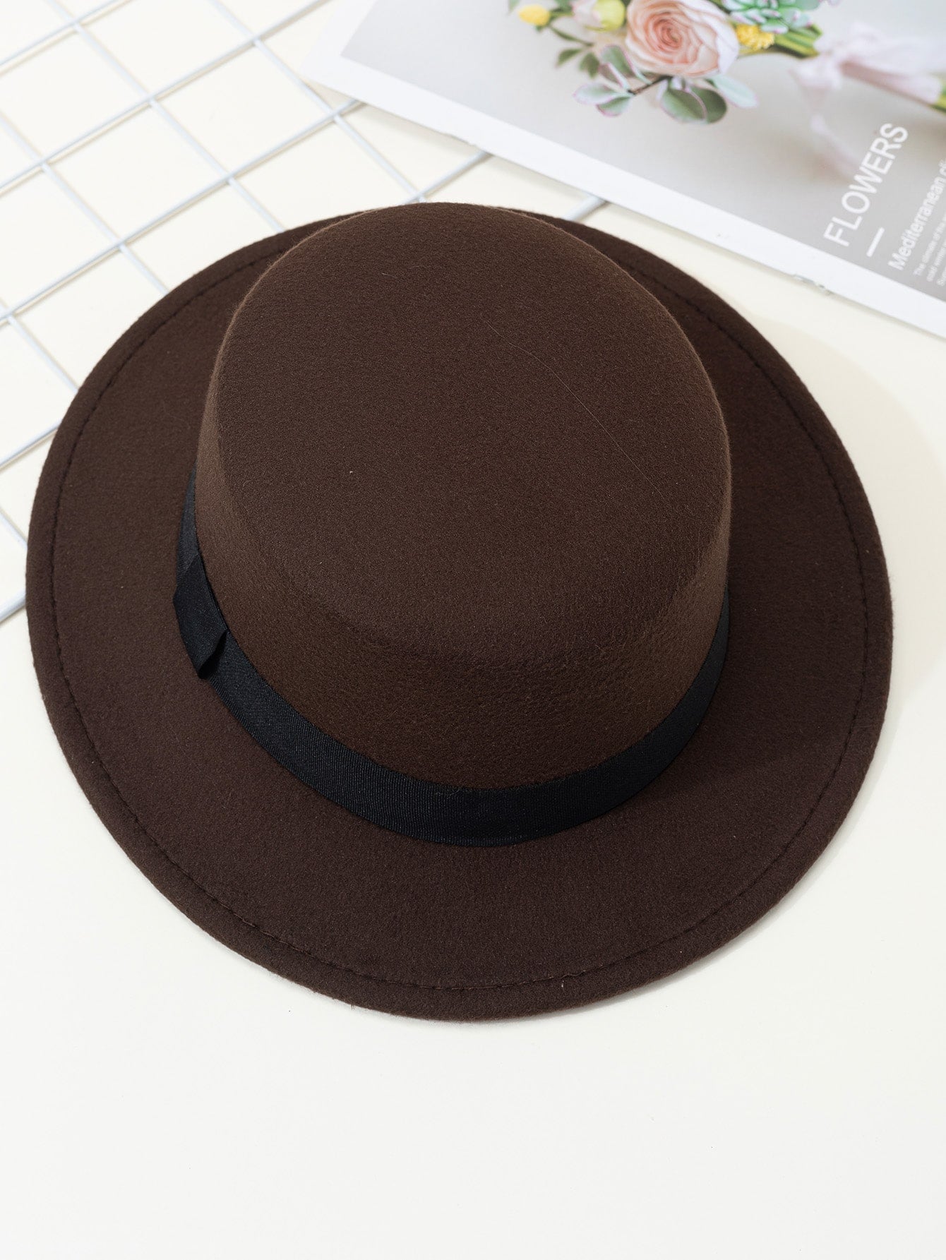 Tape Decor Fedora Hat