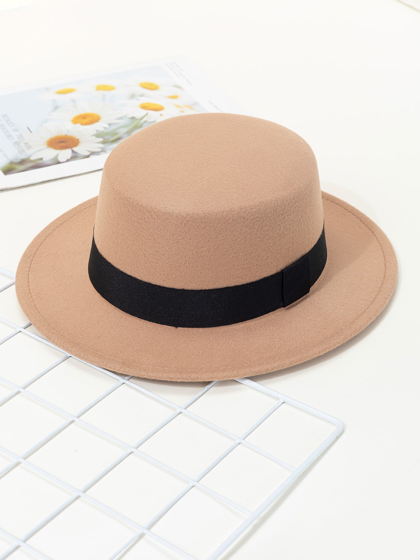 Tape Decor Fedora Hat