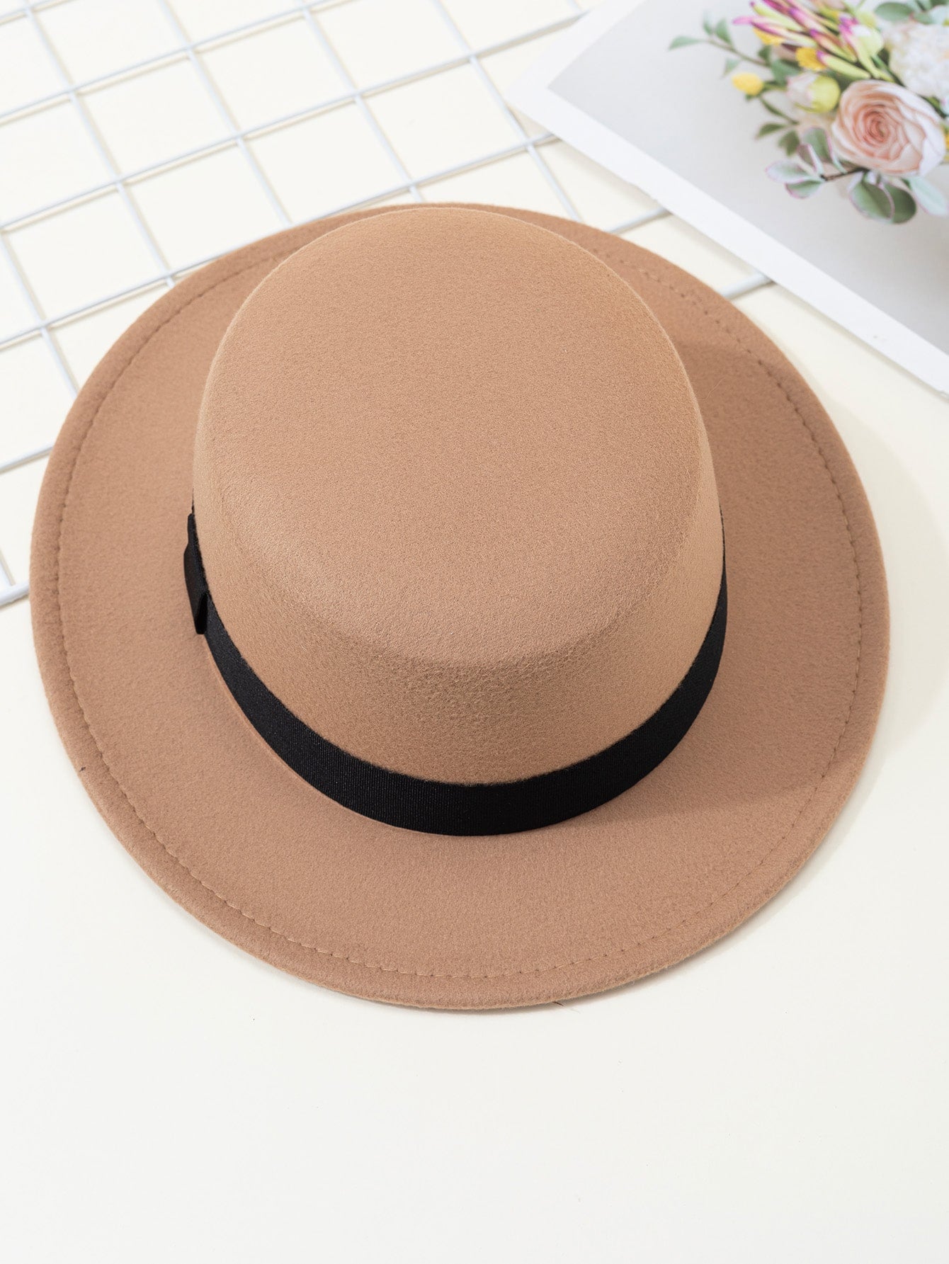 Tape Decor Fedora Hat