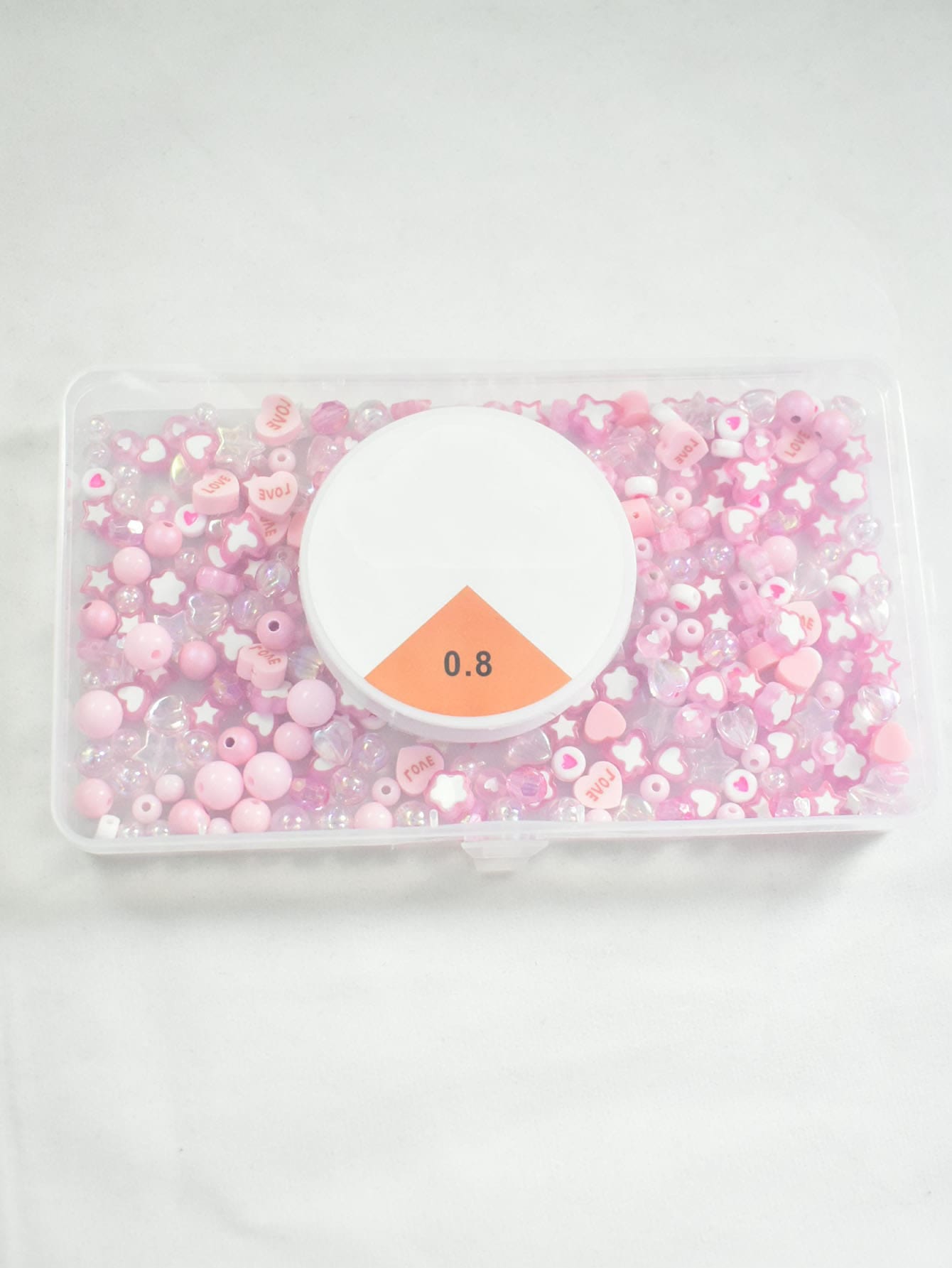 1box Heart DIY Bead 1roll DIY Threader