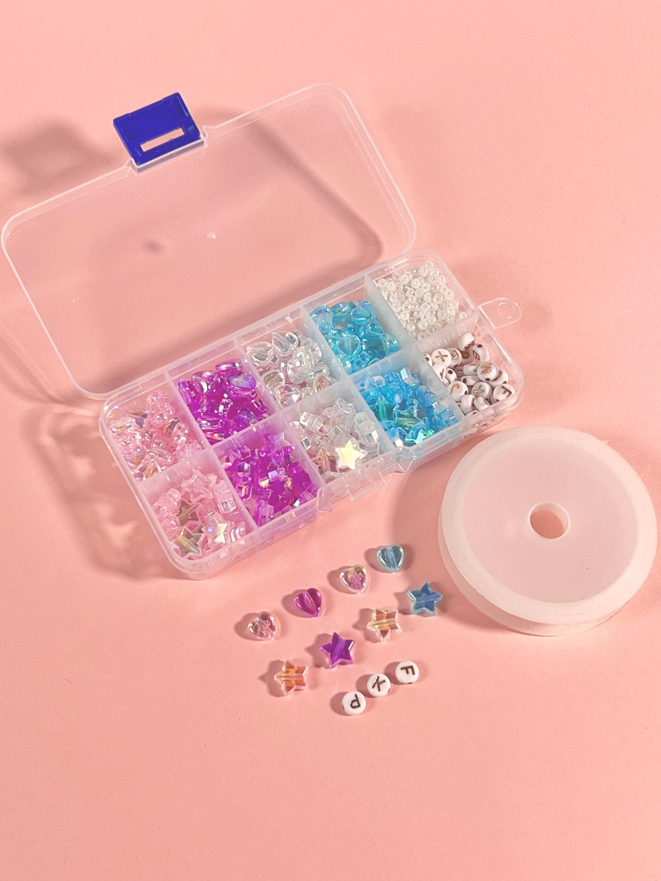 1box Bead DIY Jewelry Accessory 1pc Elastic String