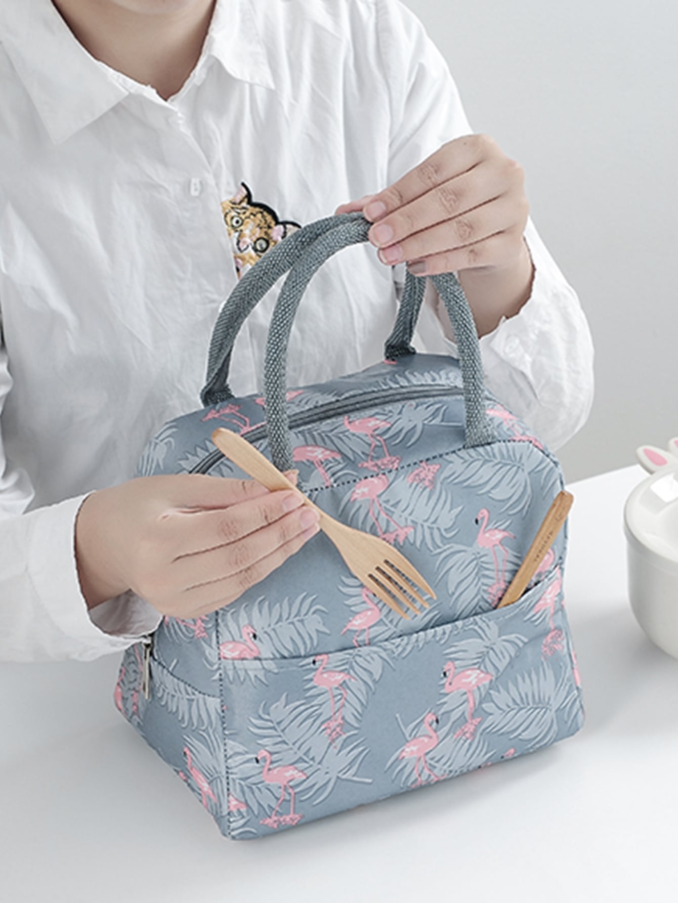 Daisy Print Lunch Bag