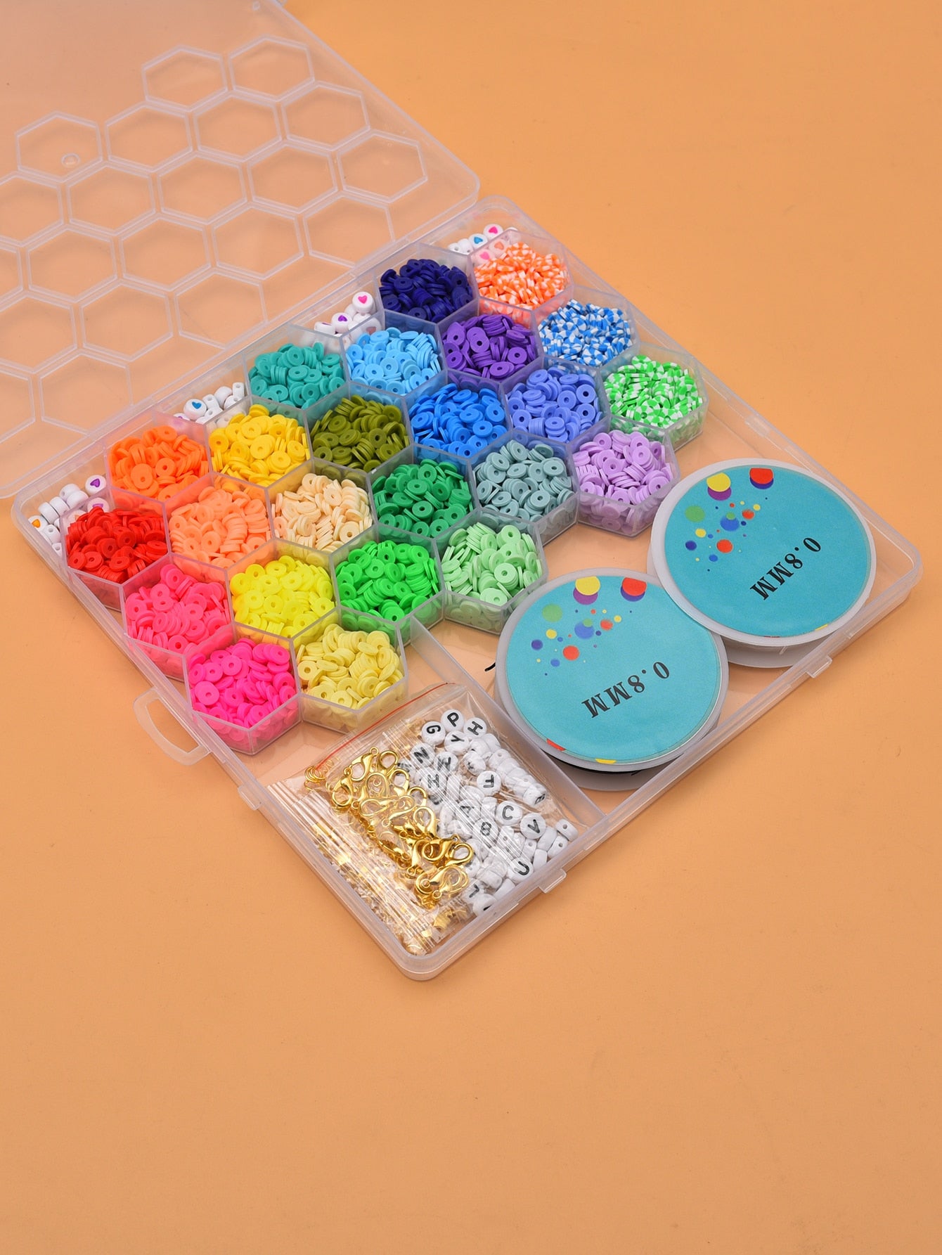 1box Lobster Clasp Bead DIY Jewelry Accessory Set