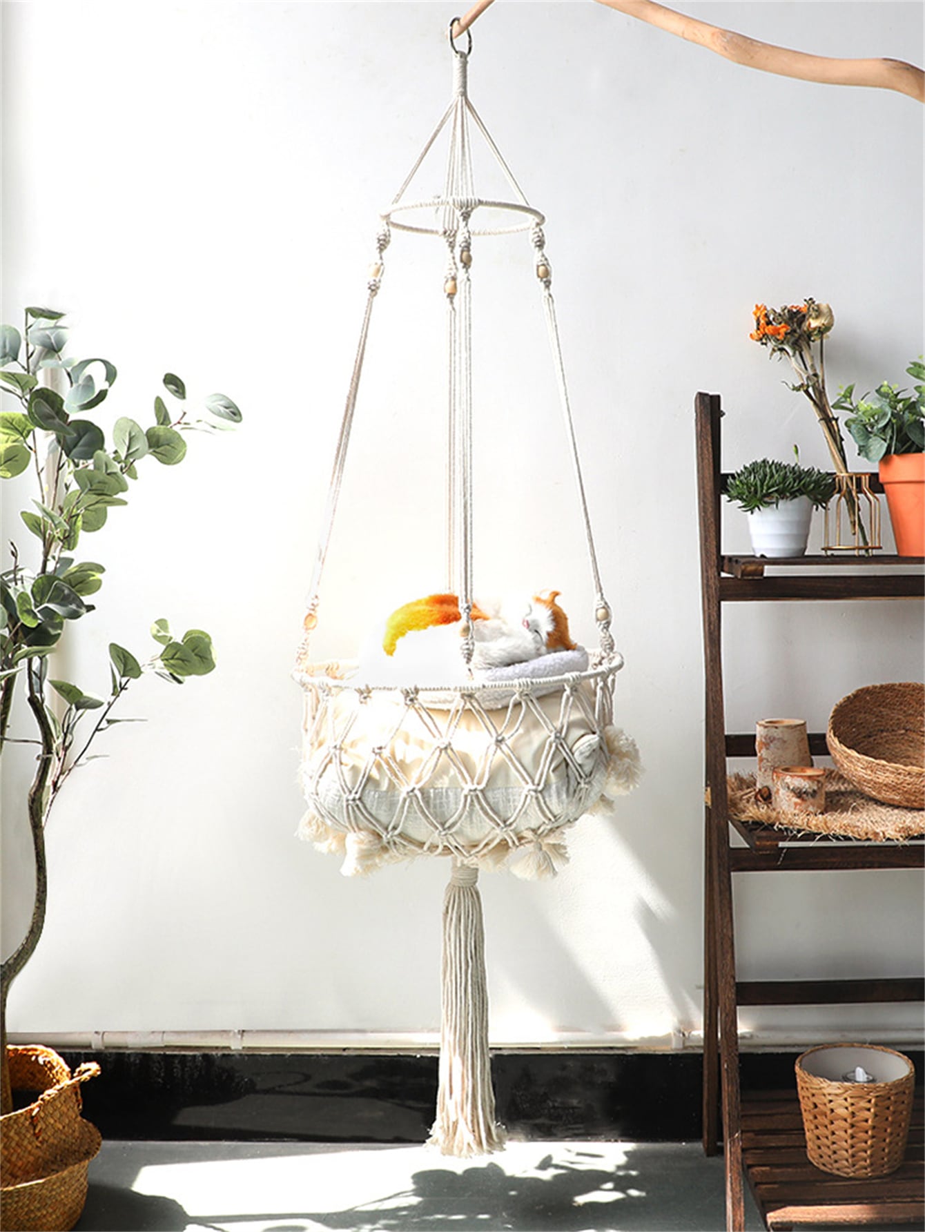 1pc Woven Tassel Wall Hanging