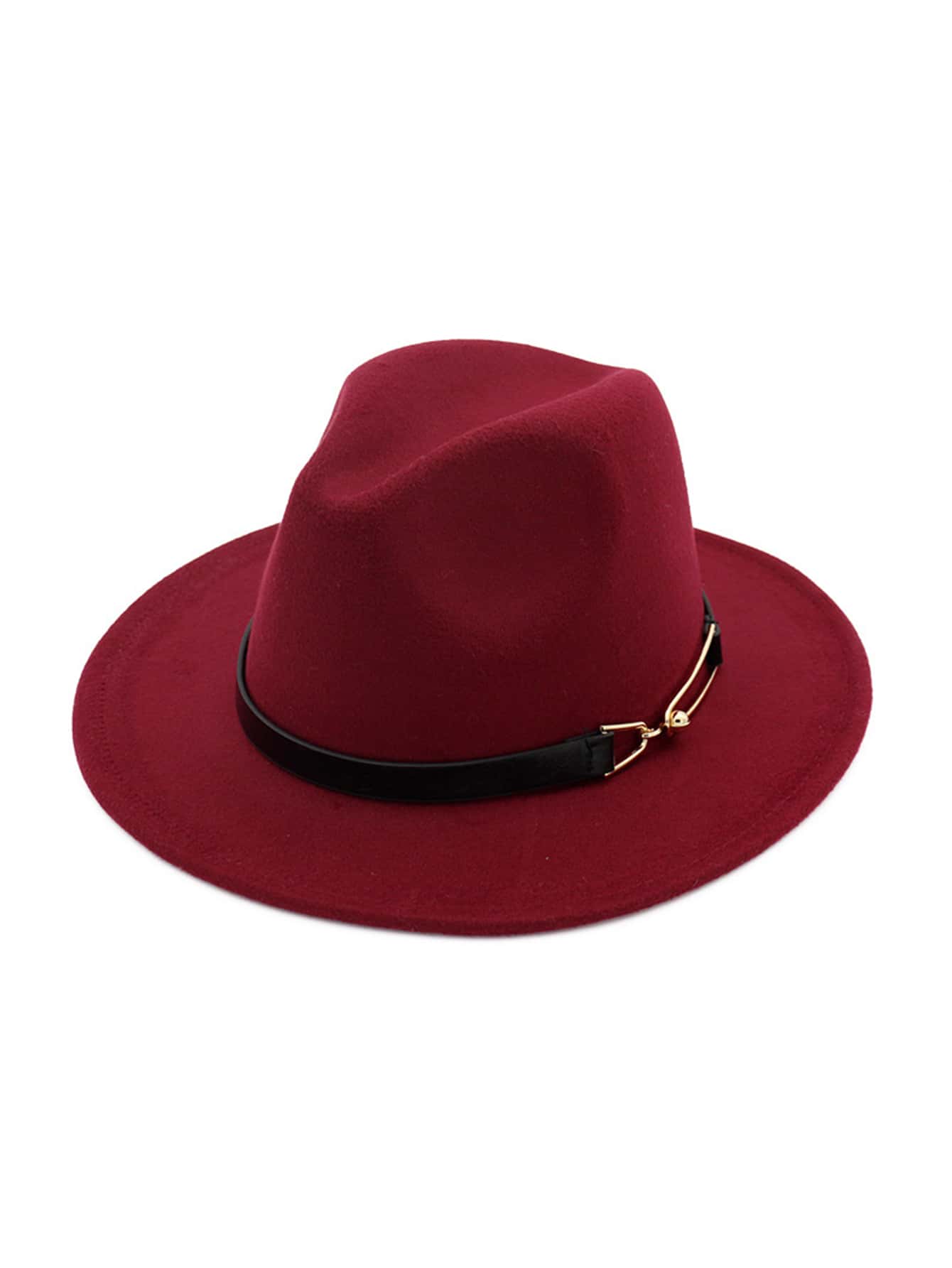 Belt Decor Fedora Hat
