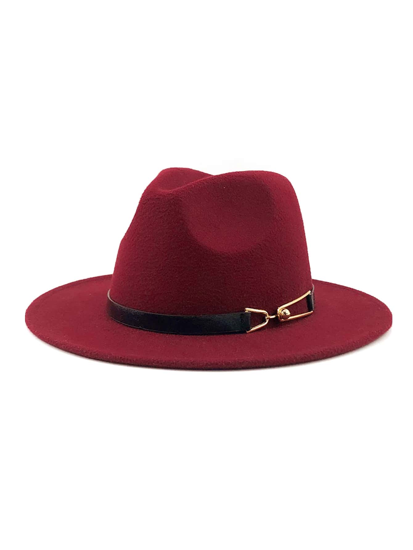 Belt Decor Fedora Hat