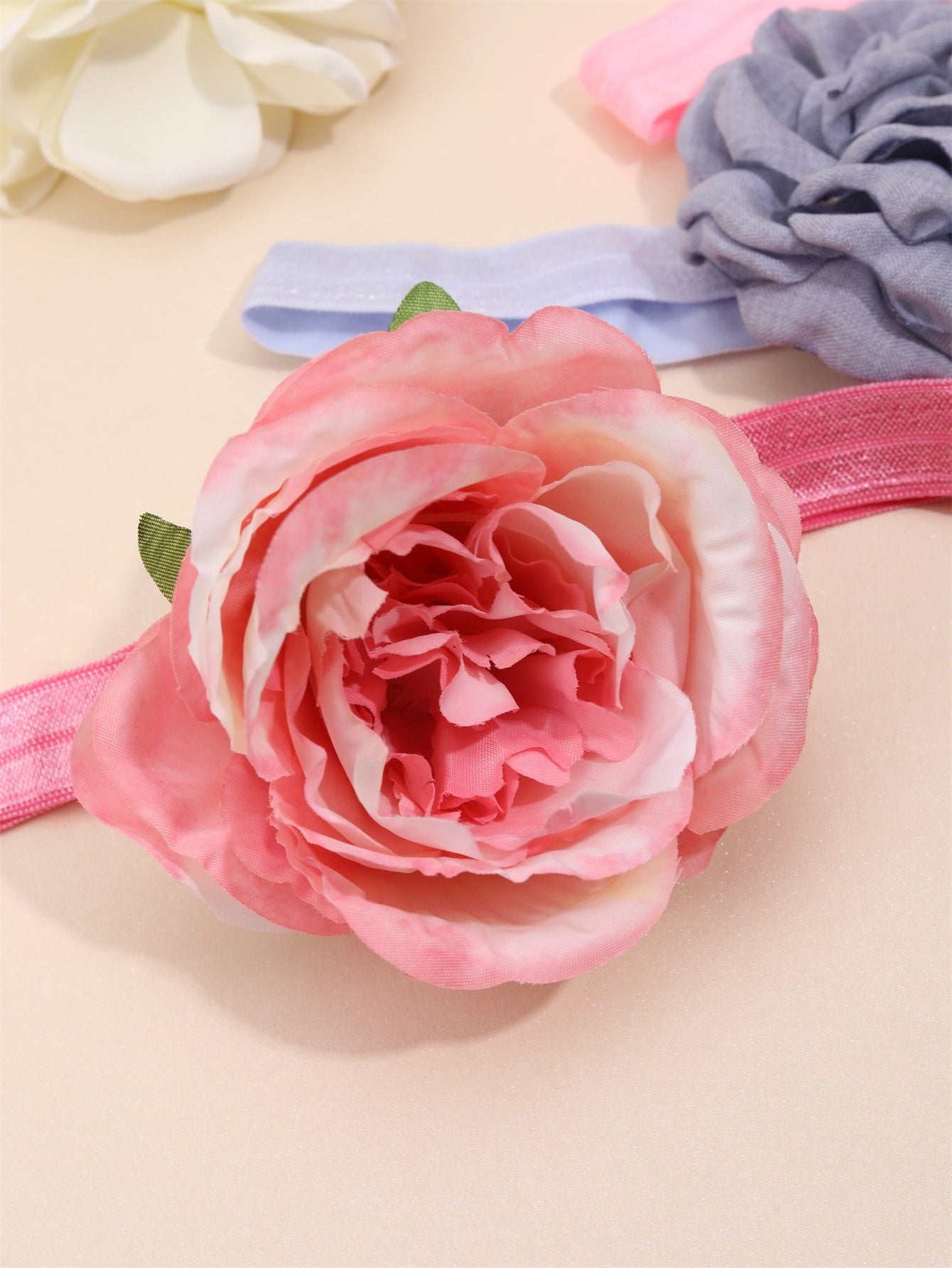 4pcs Baby Flower Decor Hairband