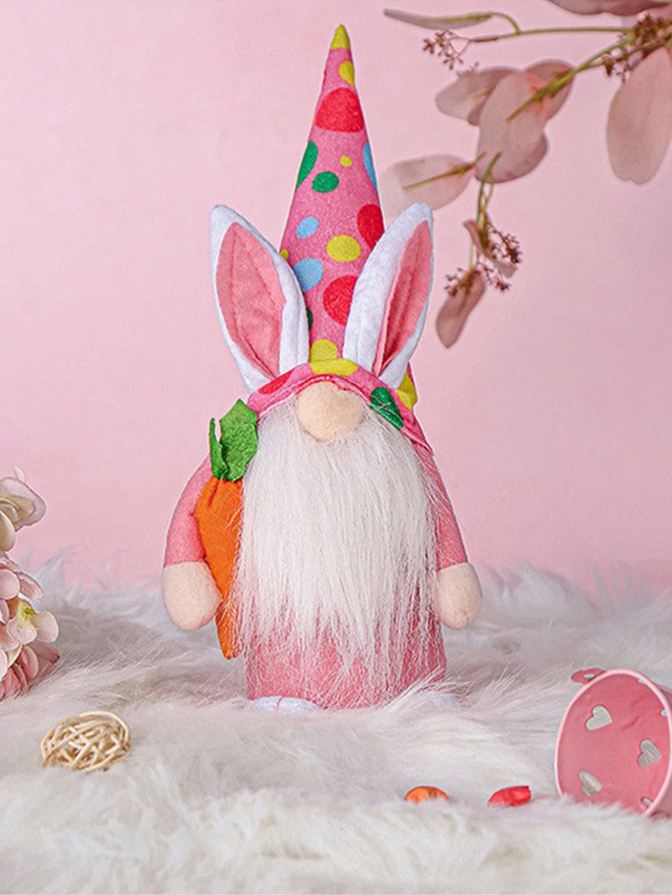 1pc Non woven Fabric Gnome Decoration Ear Decor Gnome Ornament For Easter