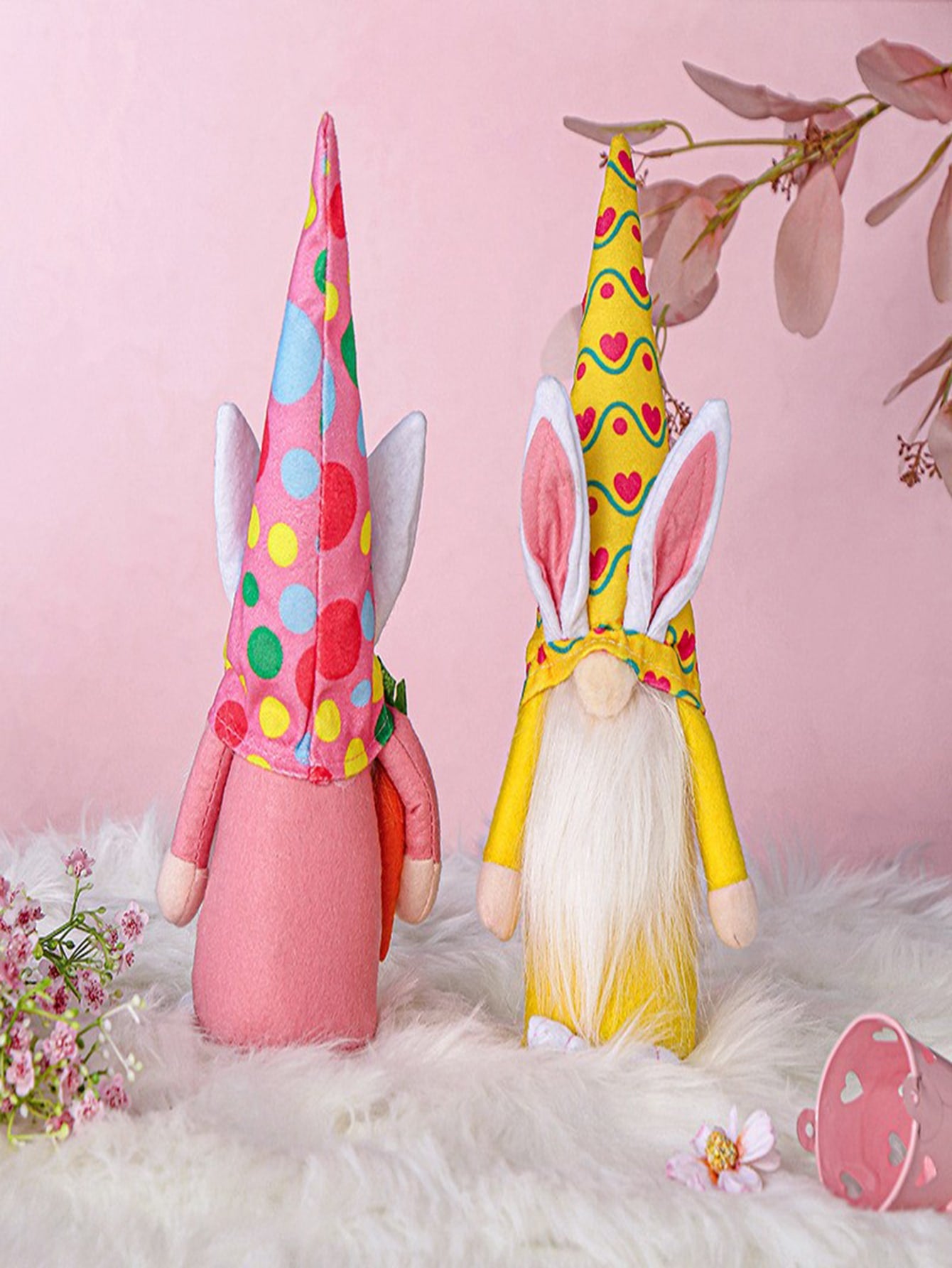 1pc Non woven Fabric Gnome Decoration Ear Decor Gnome Ornament For Easter