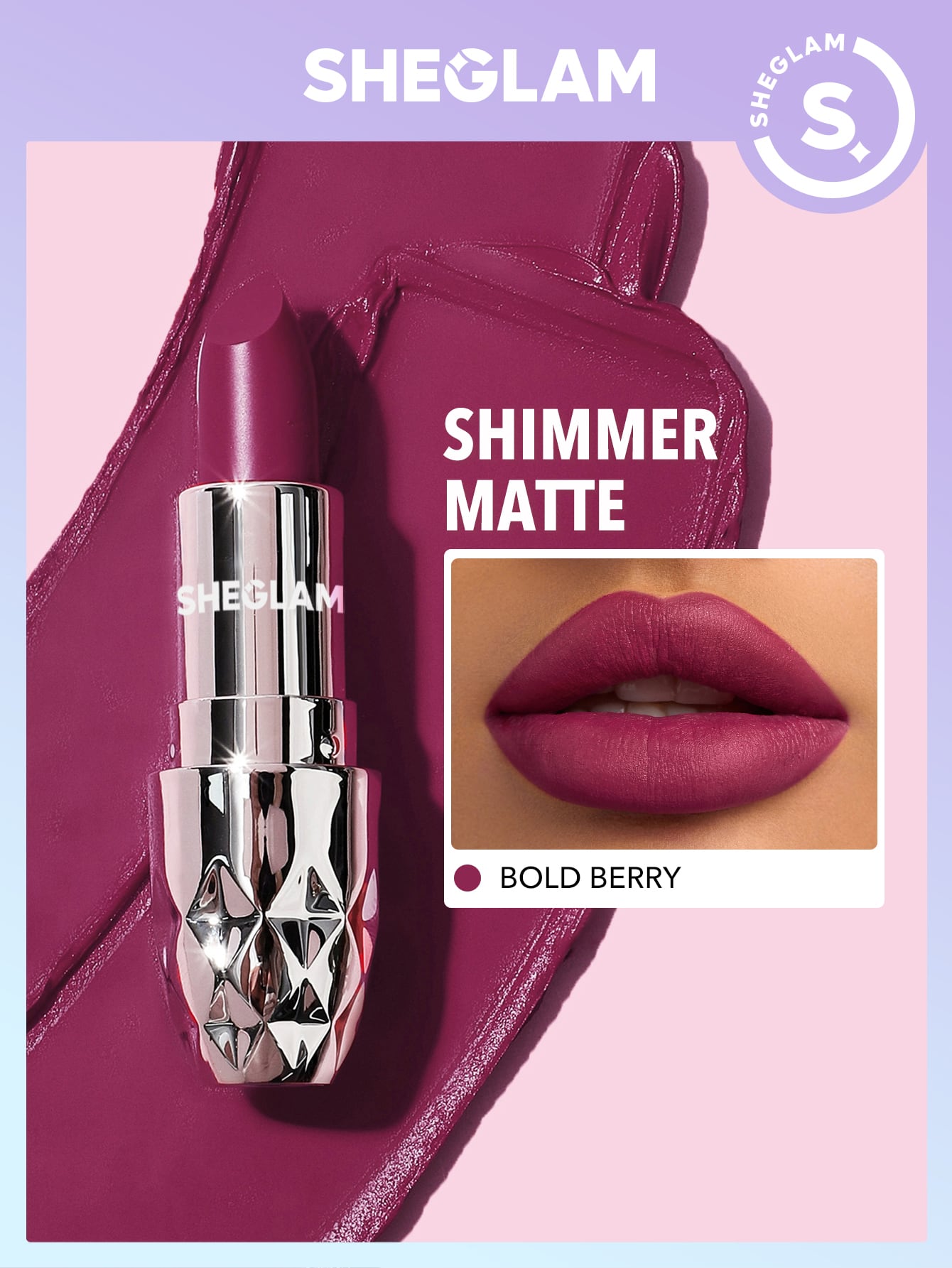 SHEGLAM Starlight Velvet Lipstick Heartbeat