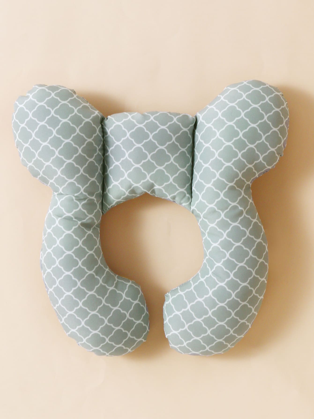 1pc Baby Polka Dot Pattern Cartoon Ear Decor Pillow