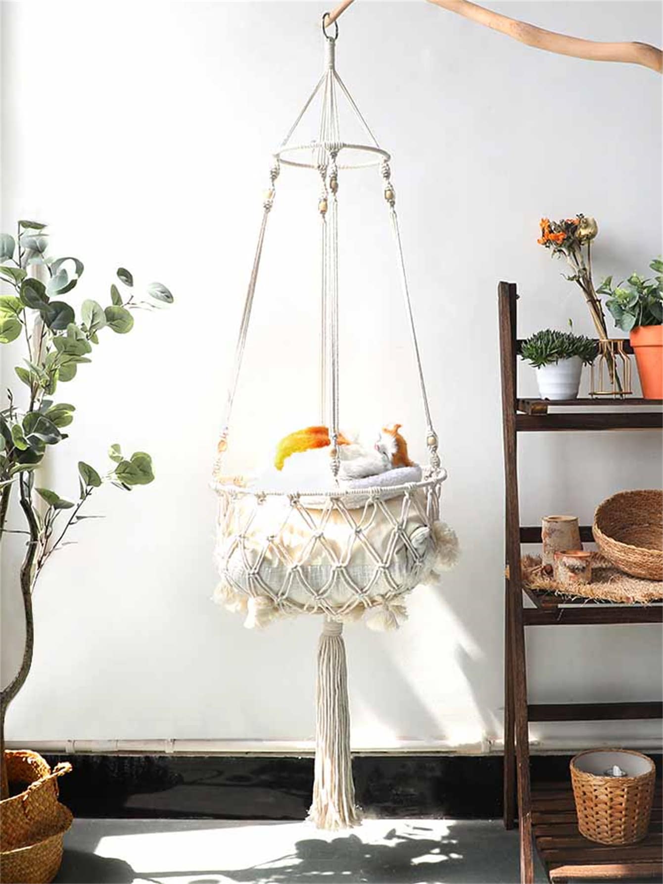 1pc Woven Tassel Wall Hanging