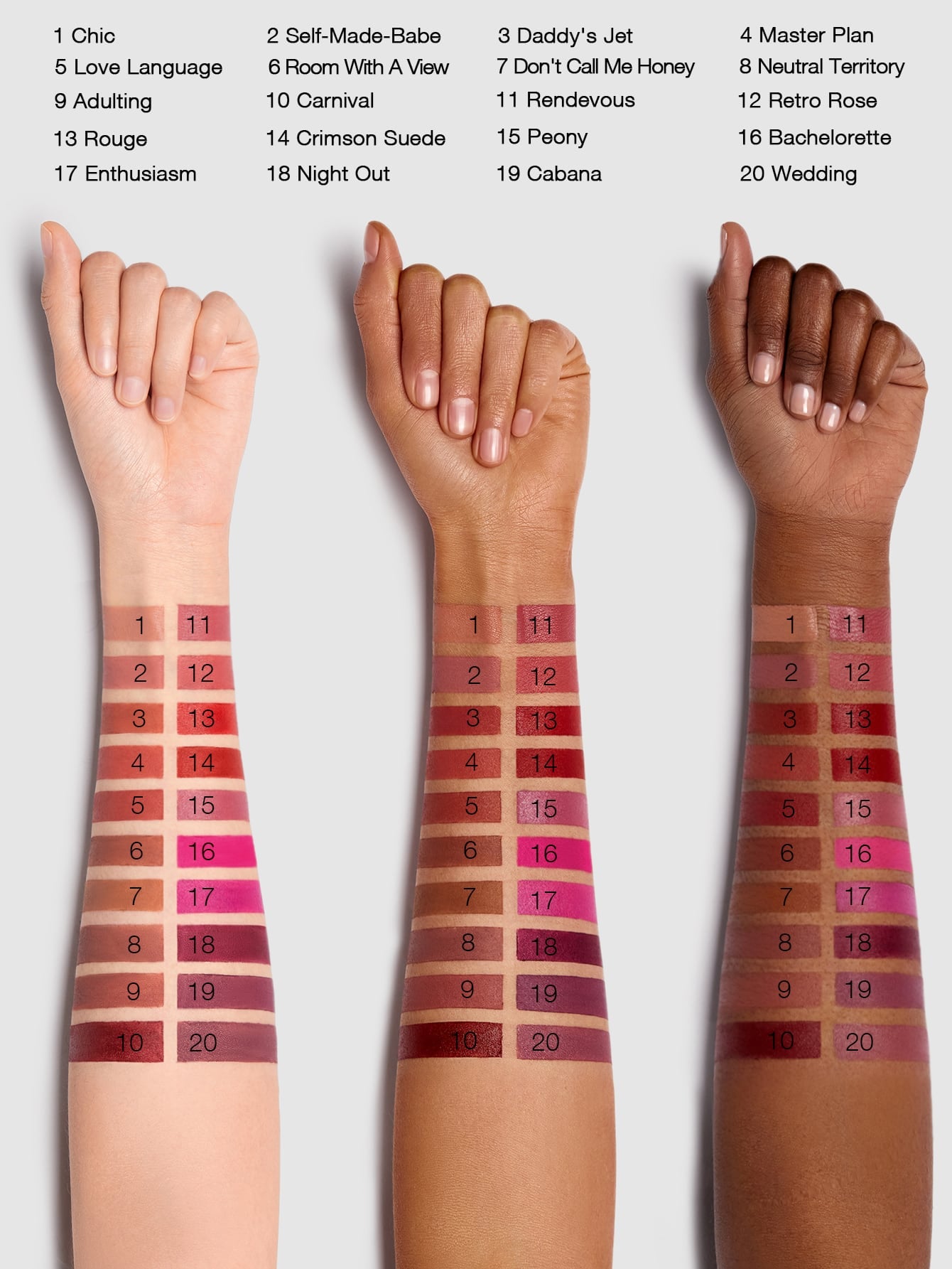 SHEGLAM Matte Allure Lipstick - Bachelorette 20 Colors Long Lasting Lipstick High Pigment Velvety Soft Lipstick
