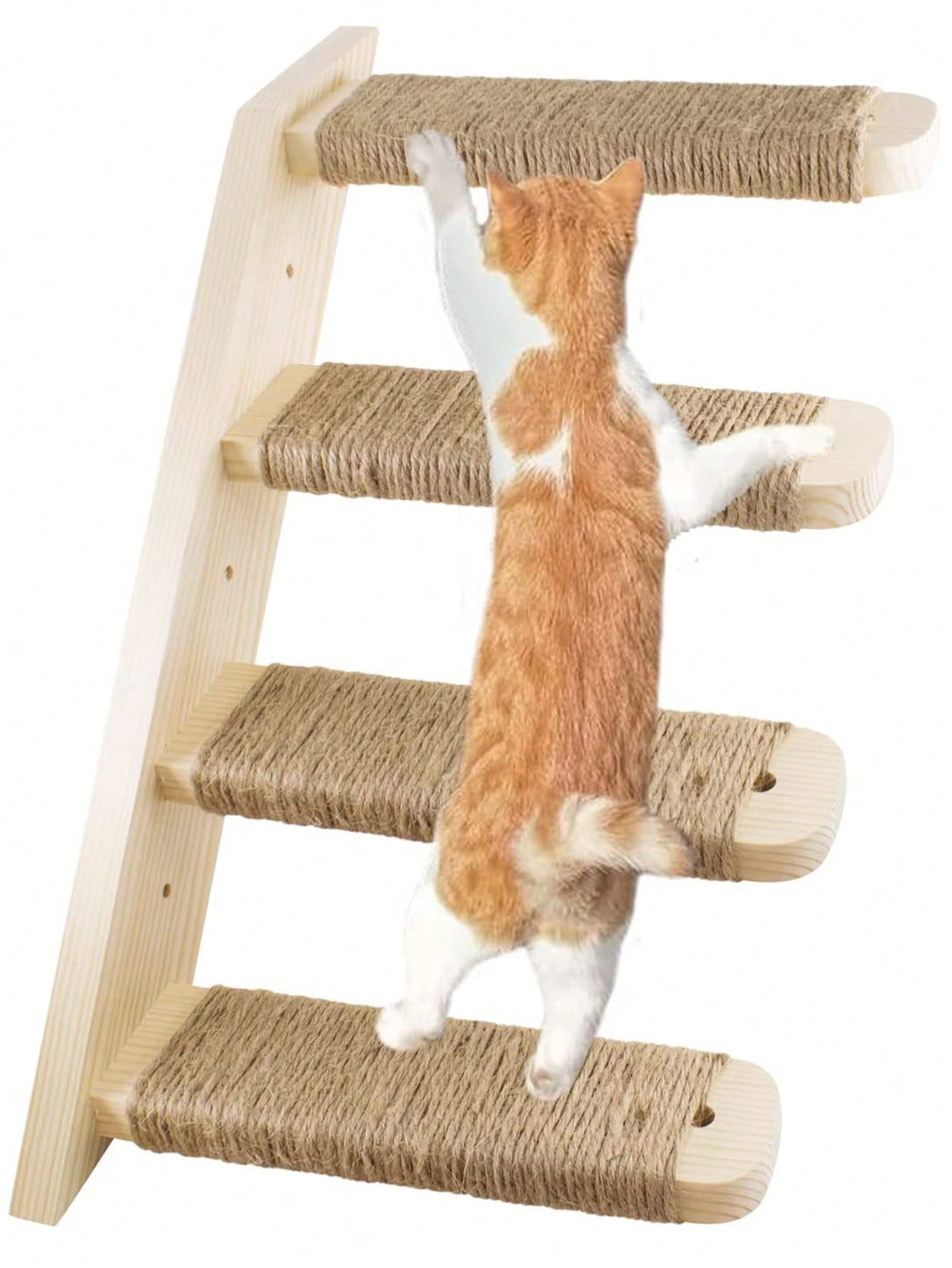 1pc Wall Mounted Cat Climbing Ladder For Cat For Play
