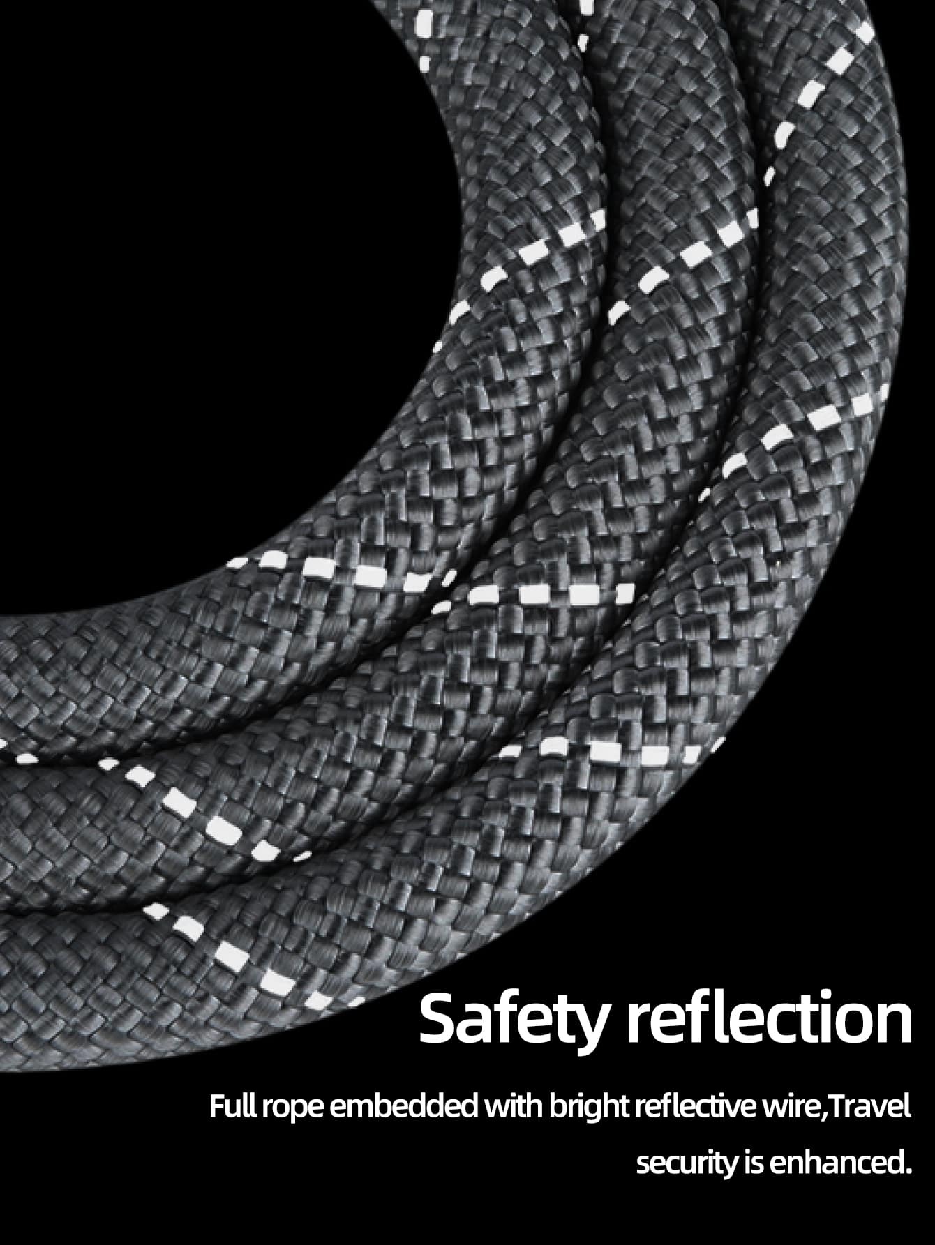 1pc Reflective Pet Leash For Cat And Dog For Outdoor