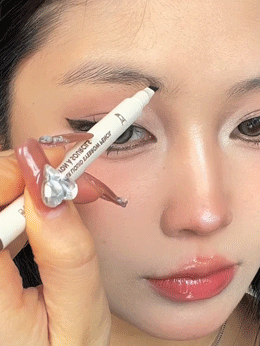 SHEGLAM Feather Better Liquid Eyebrow Pencil-Blonde Long Lasting Eyebrow Pen Smudge-Proof Water-Proof Natural Fuller Brows Eyebrow Makeup