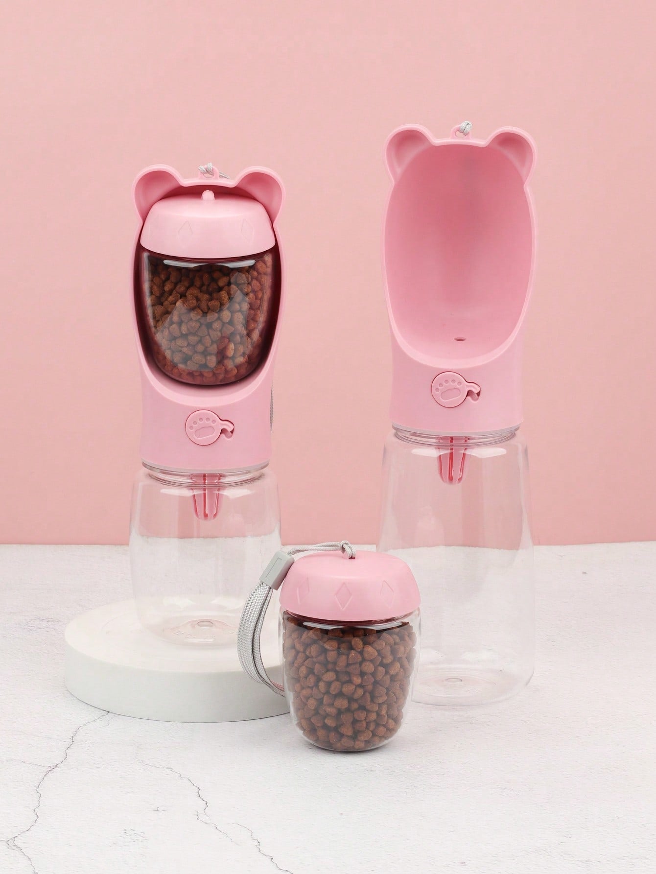 1pc Portable Pet Travel Bottle For Dog And Cat For Outdoor