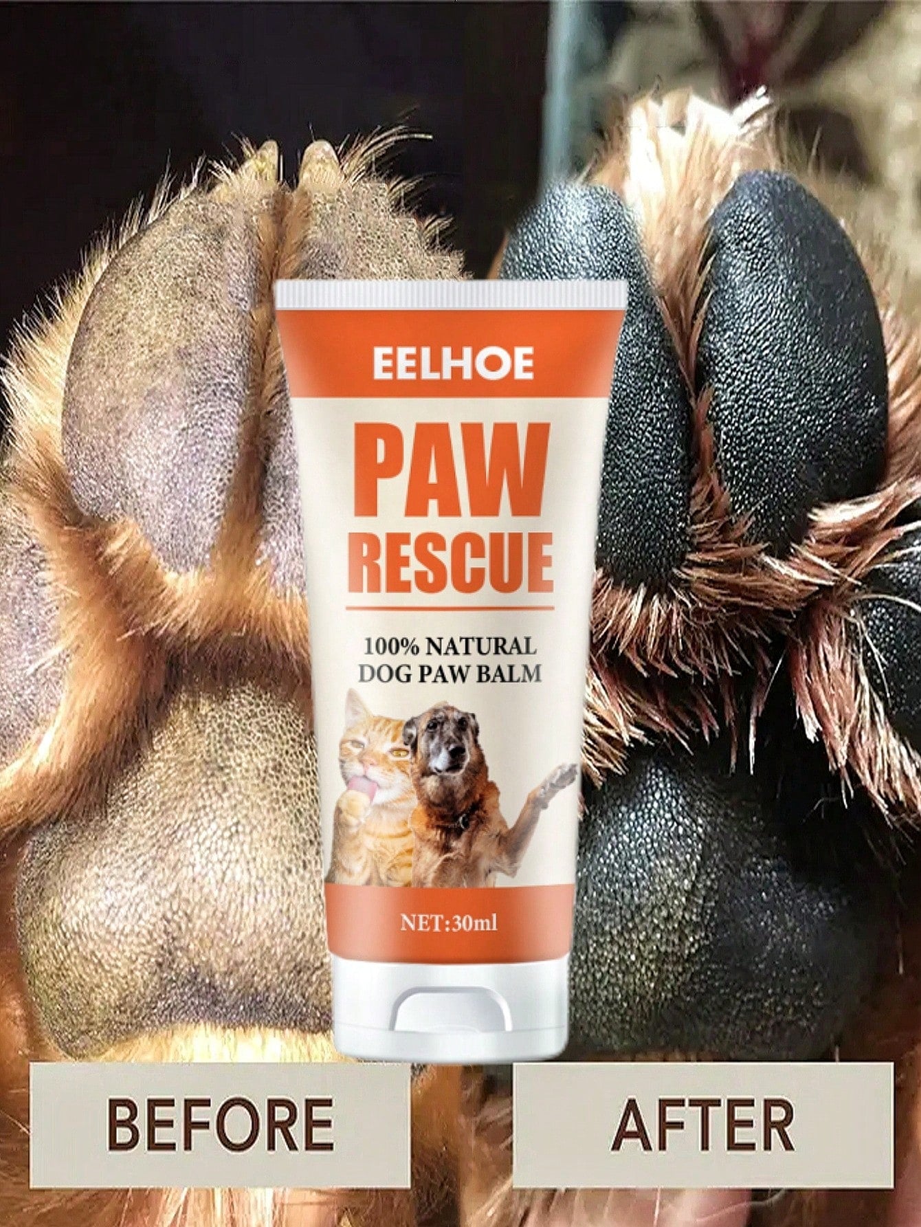 1pc Random Color Pet Paw Care Cream