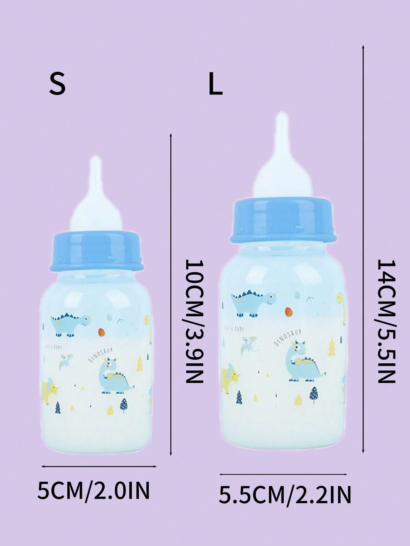 1pc Plastic Pet Feeding Bottle Cute Cartoon Graphic Pet Feeding Bottle For Cat And Dog
