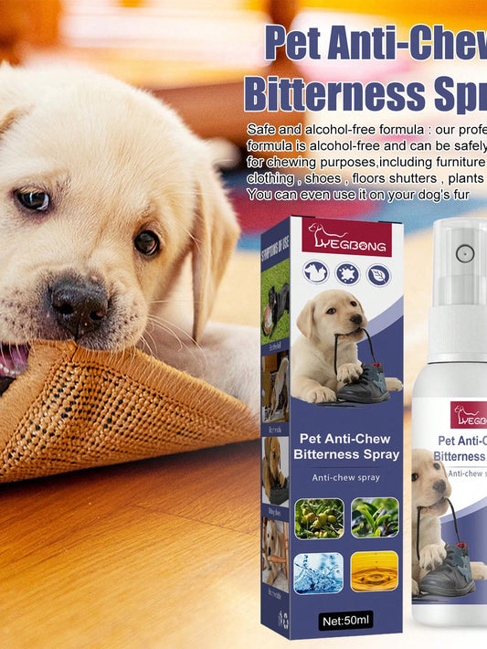 1pc Pet Anti chew Bitterness Spray For Dog For Home