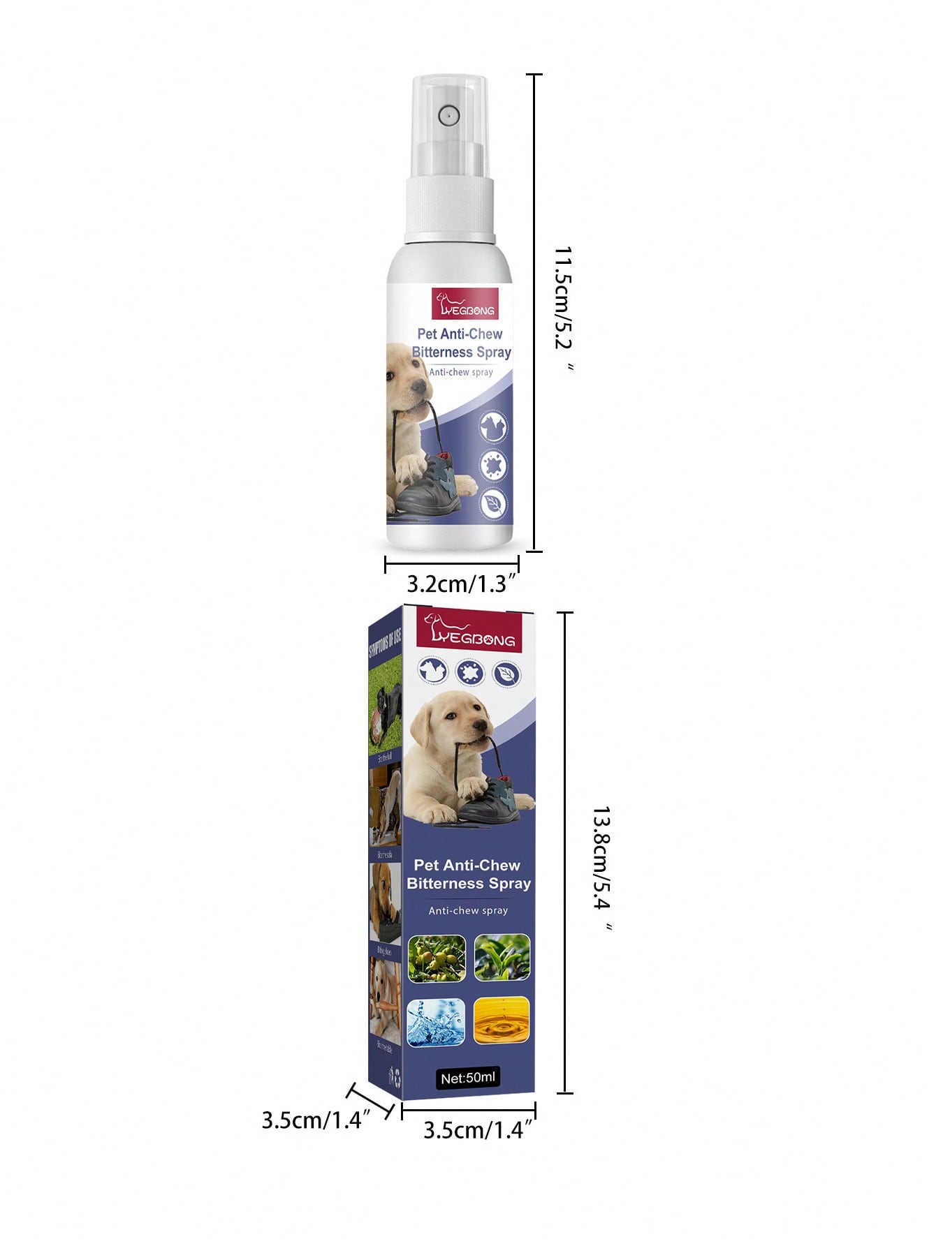 1pc Pet Anti chew Bitterness Spray For Dog For Home