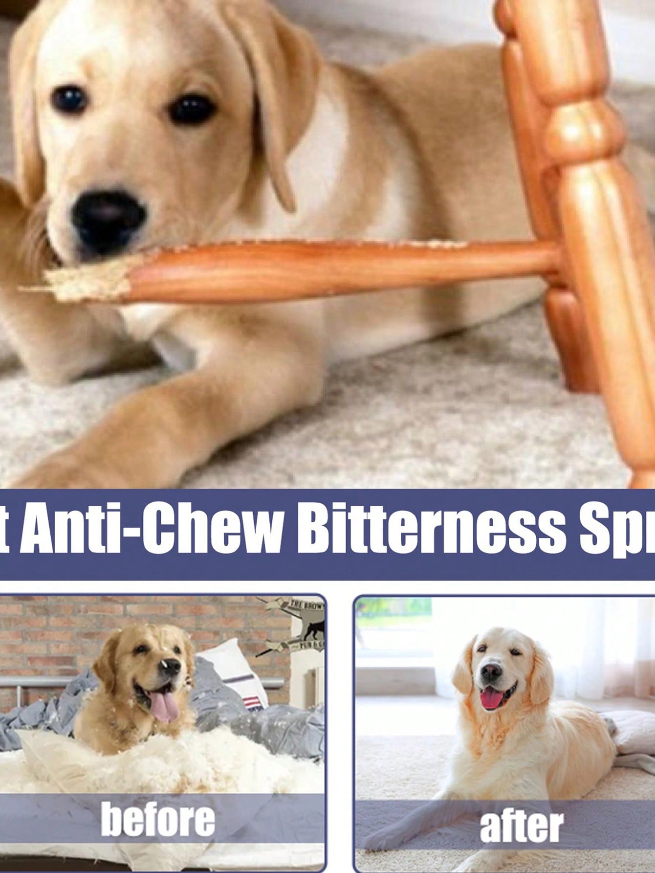 1pc Pet Anti chew Bitterness Spray For Dog For Home