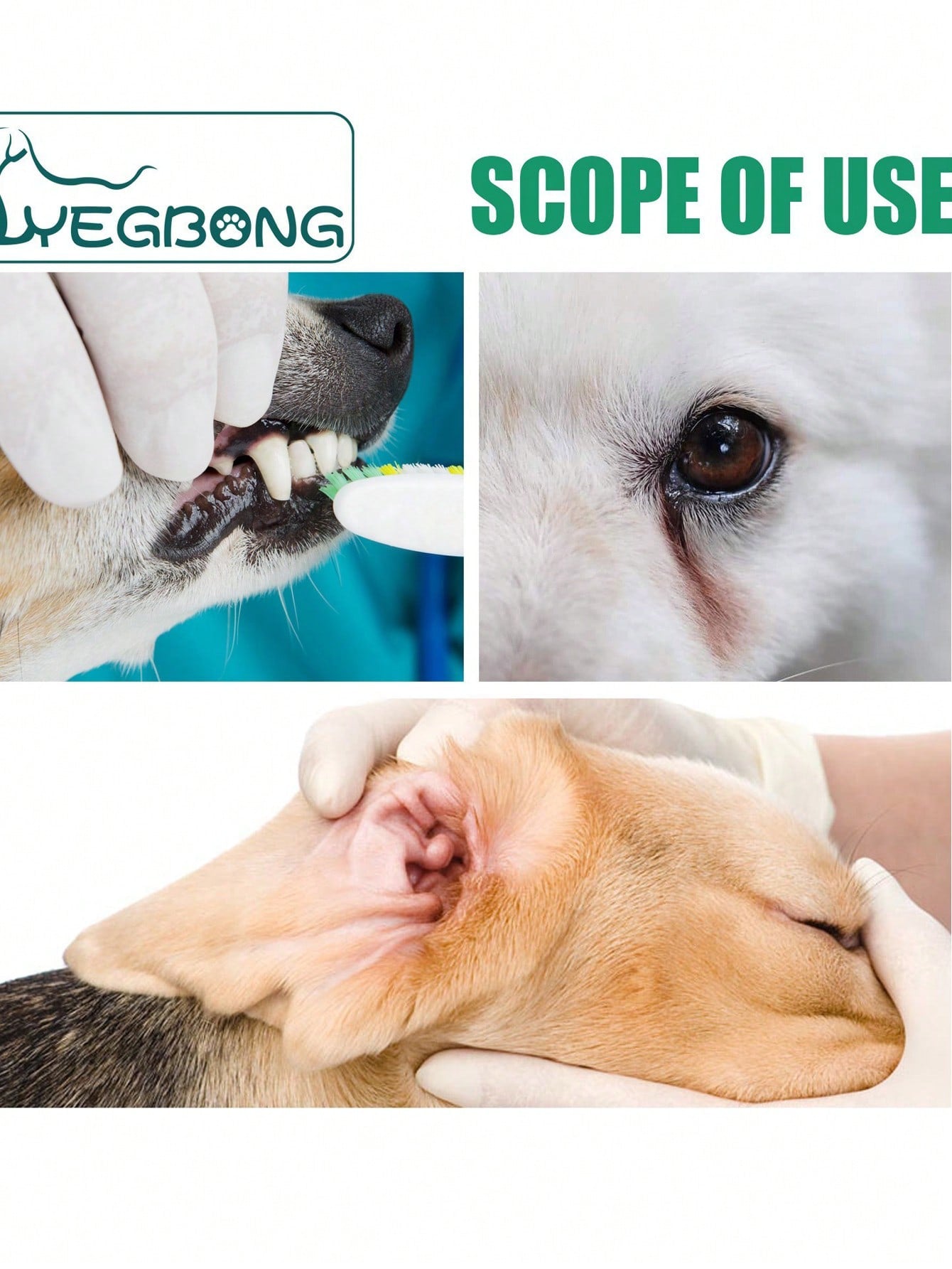 1pc Solid Color Pet Cleaning Finger Cot For Cat And Dog For Cleaning