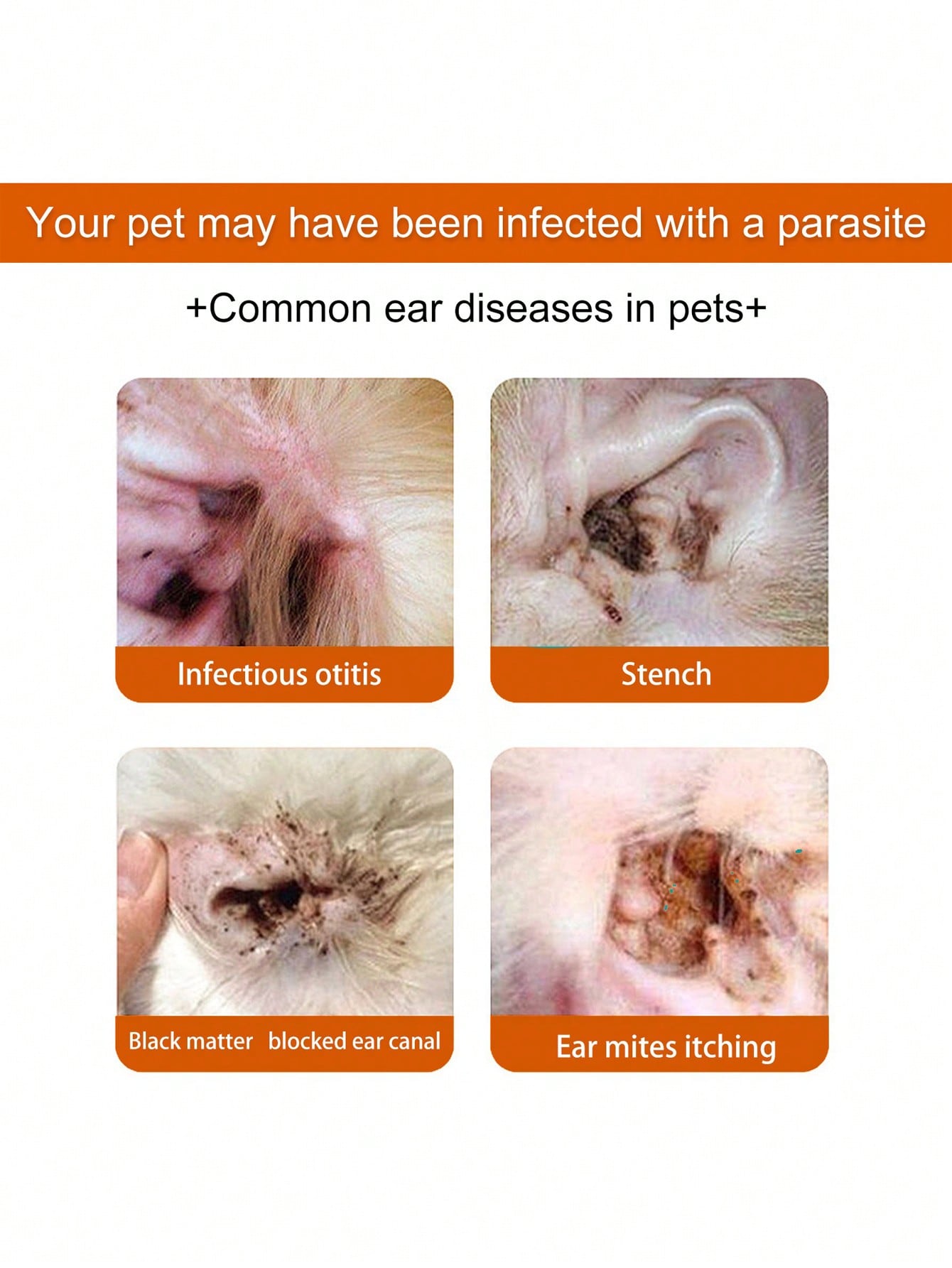 1pc Pet Ear Wipes For Dog And Cat For Ear Stay Away From Mites