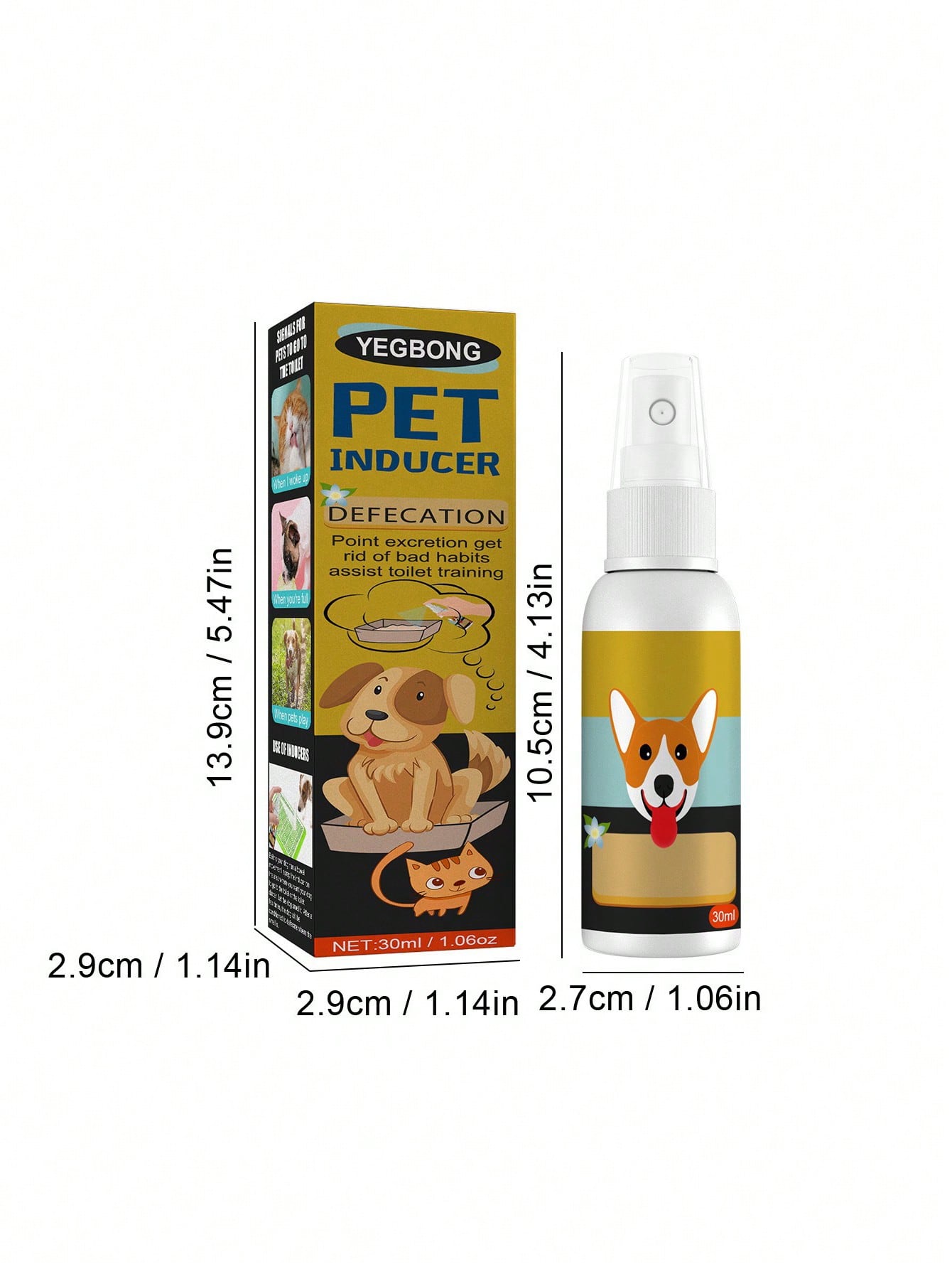 1pc Pet Toilet Training Spray