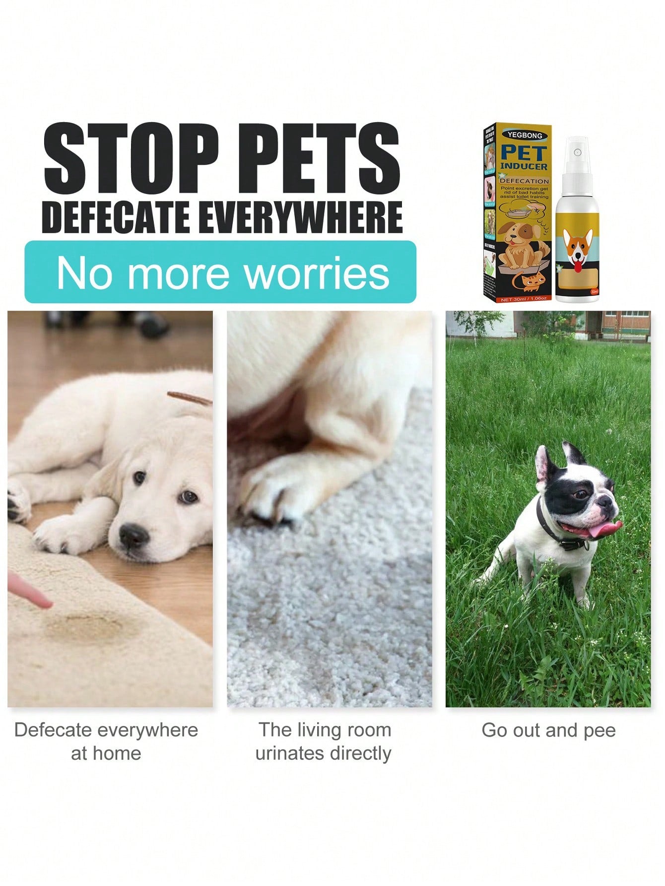 1pc Pet Toilet Training Spray