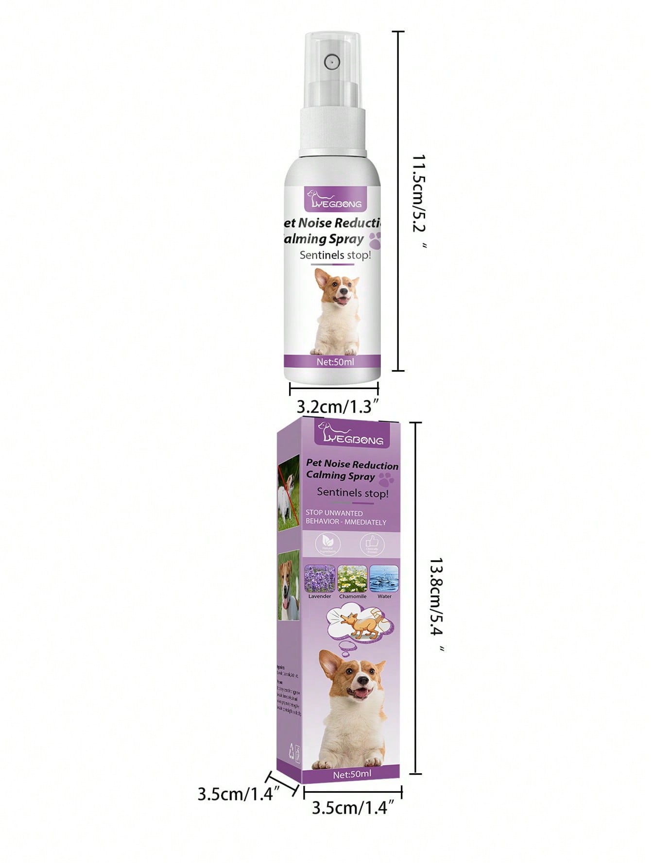 1pc Pet Calming Spray