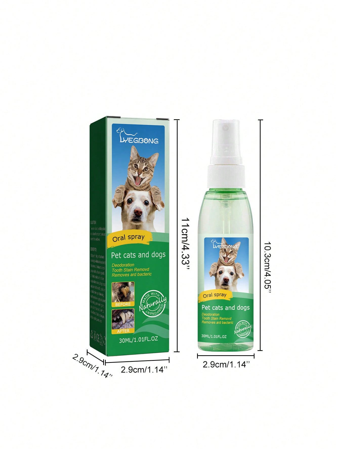 1pc Pet Teeth Cleaning Spray