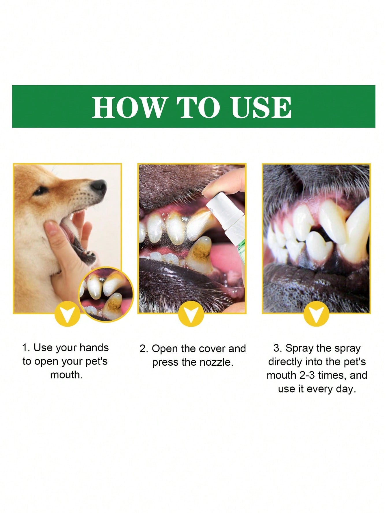 1pc Pet Teeth Cleaning Spray