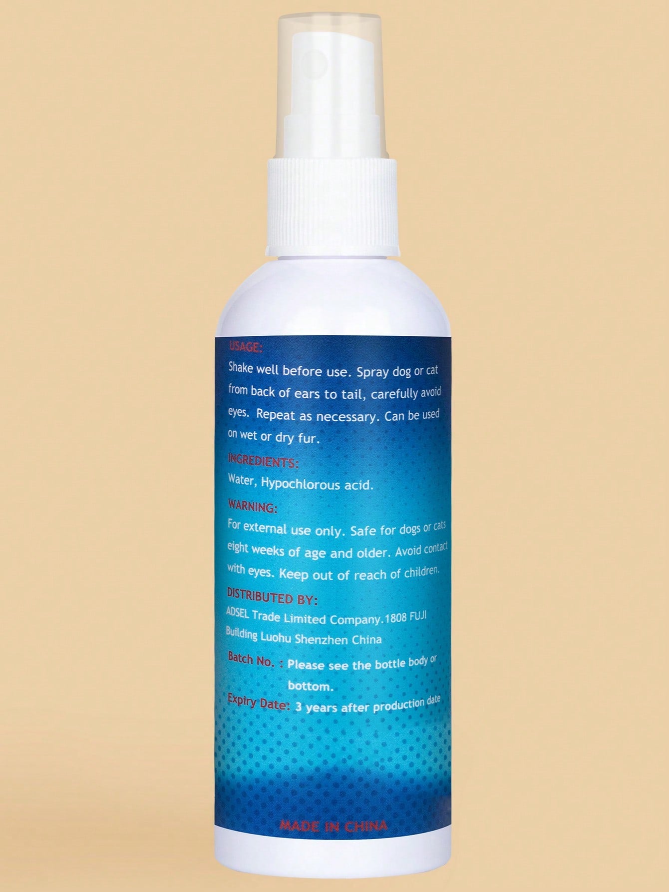 1pc Pet Deodorizing Spray For Dog And Cat For Pet Bed