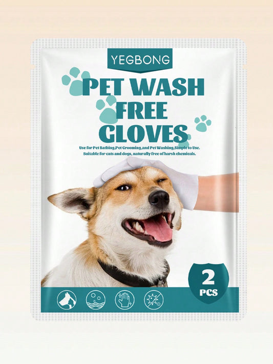 1pc Pet Grooming Glove Used For Dry Cleaning Deodorizing And Cleaning Of Dogs And Cats