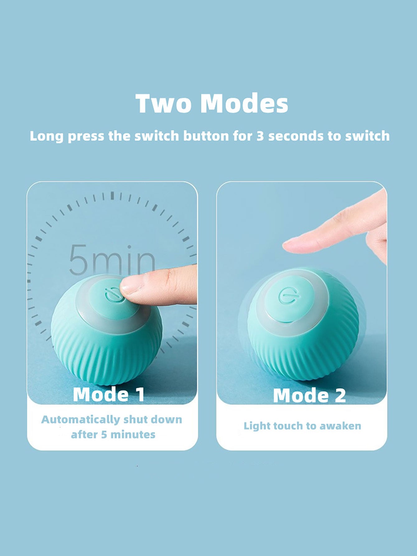 Electronic Ball Design Pet Toy With Led Light For Cat And Dog For Play