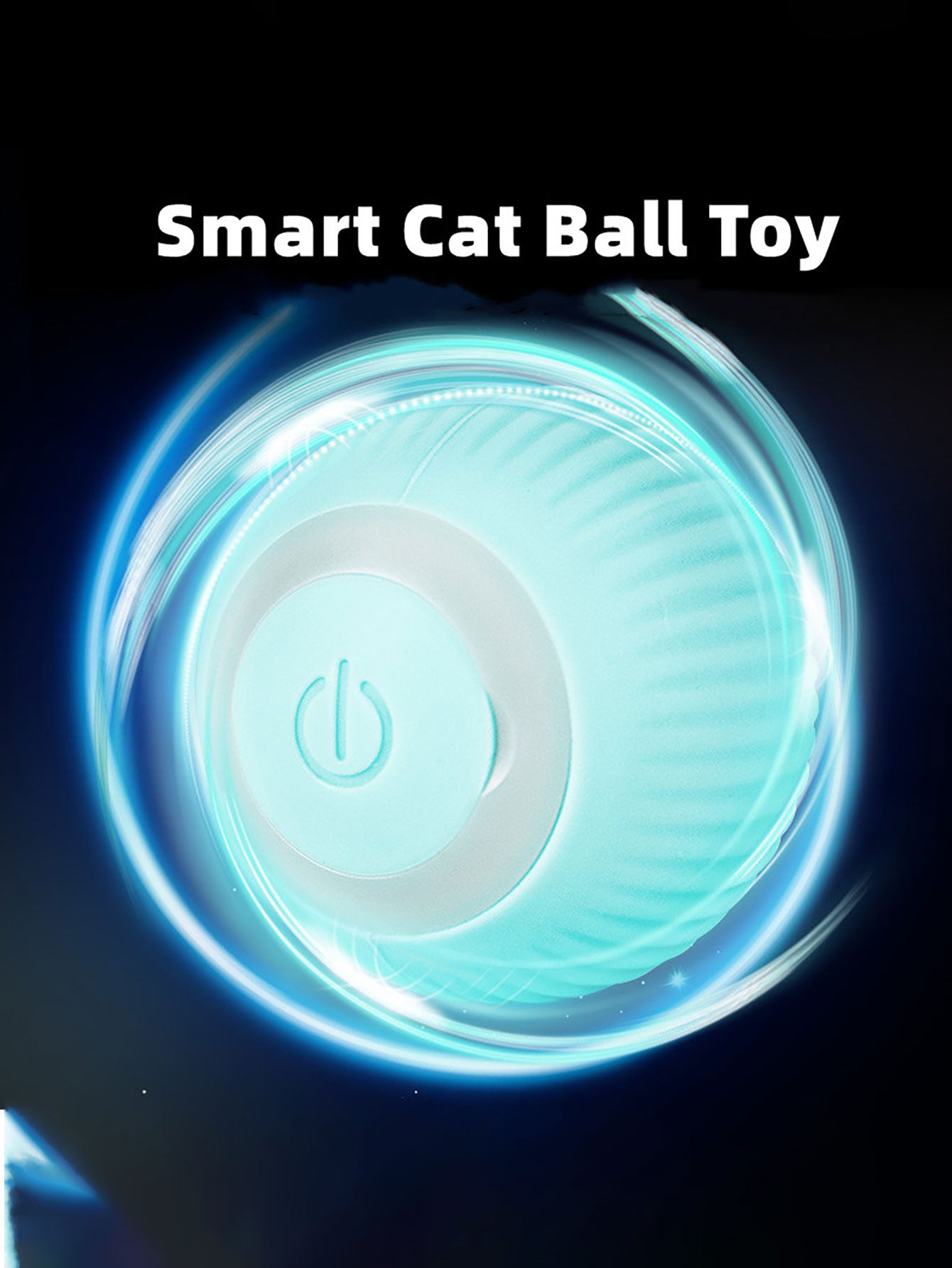 Electronic Ball Design Pet Toy With Led Light For Cat And Dog For Play