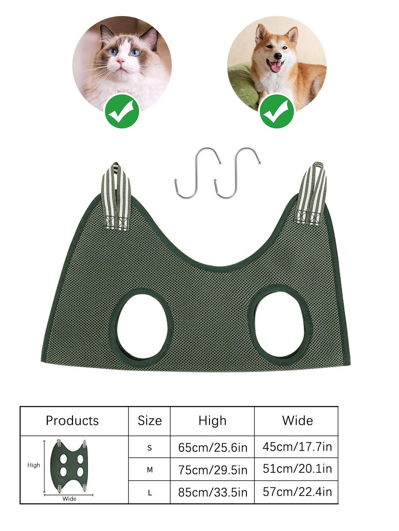 1pc Pet Care Bathing Cleaning Beauty Suspension Bed