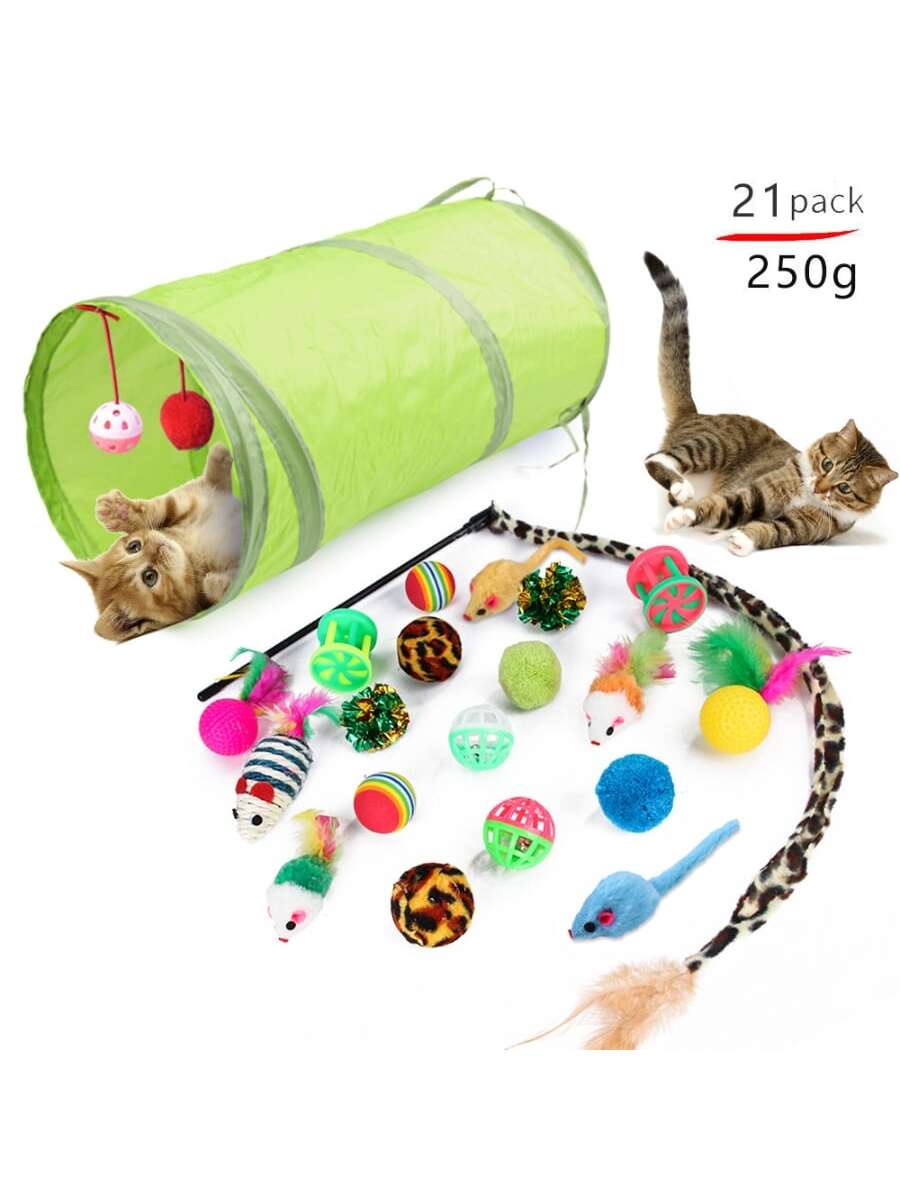 13 pcs 1 set of cat toys cat tunnel combination toys