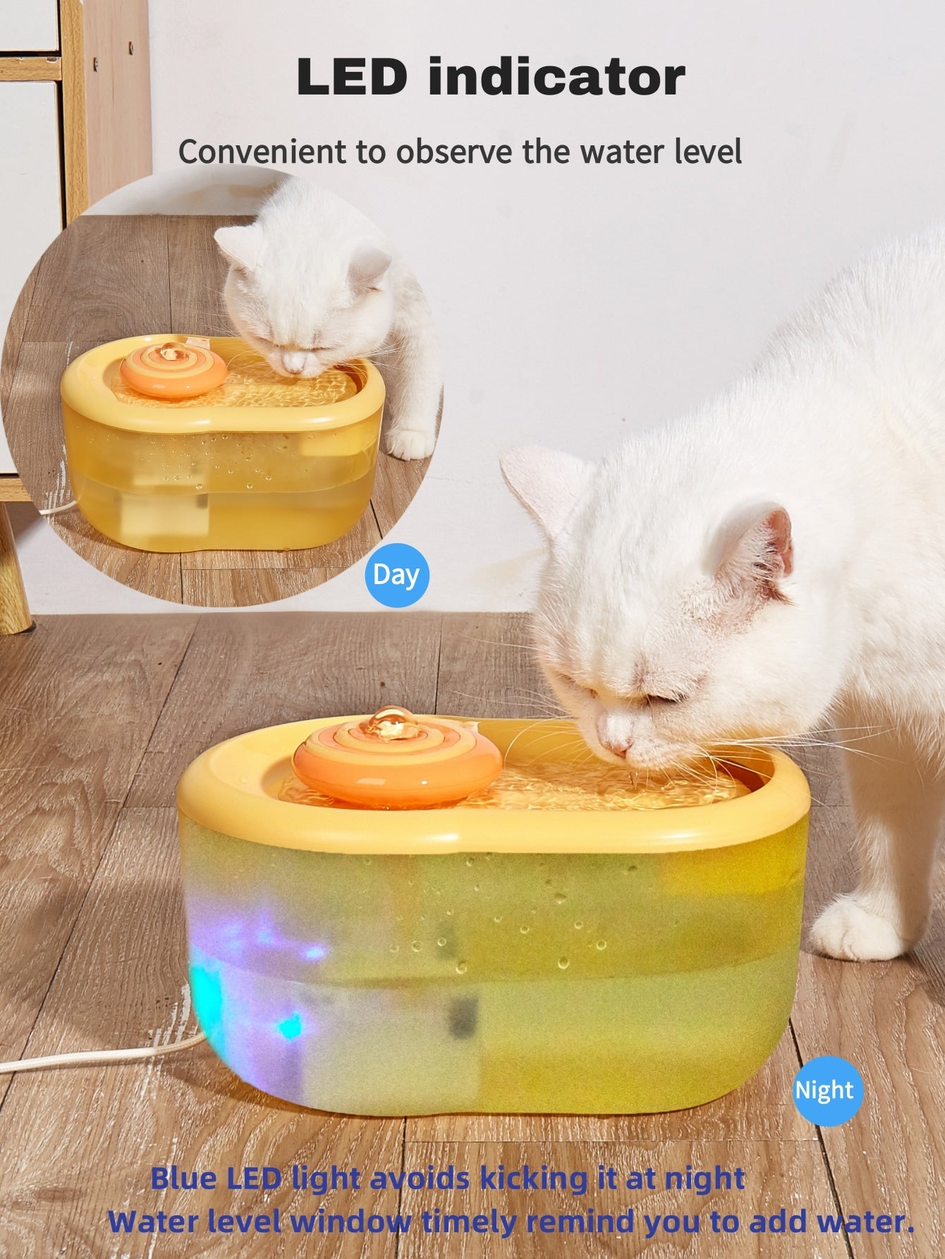 1pc 2 2l Pet Water Fountain With Automatic Circulation Filters For Small And Medium sized Dogs And Cats USB Powered adapter Not Included