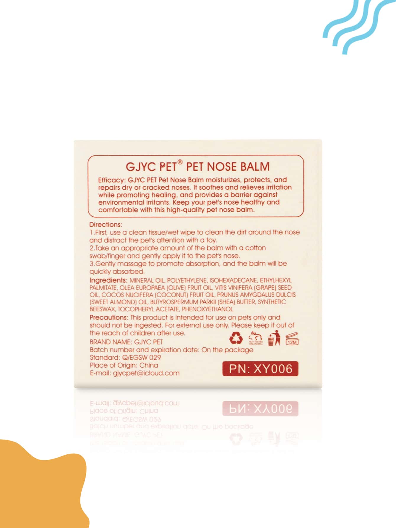 Pet Nose Moisturizing Balm 1 Oz: Prevents Dry Noses In Dogs And Cats (including French Bulldogs), Repairs Dryness And Cracks, Deeply Moisturizes, Can Be Licked Safely