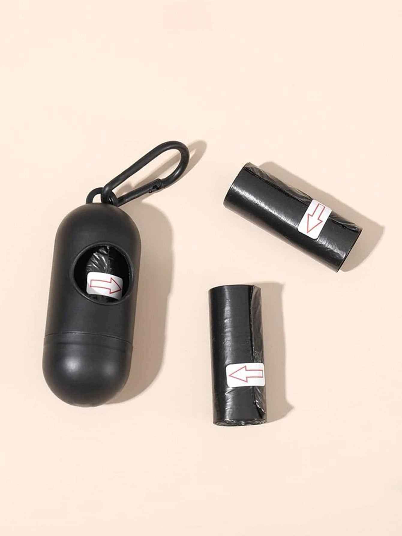 1pc Portable Baby Stroller Trash Bag Storage Box And 3pcs Portable Plastic Bags twins