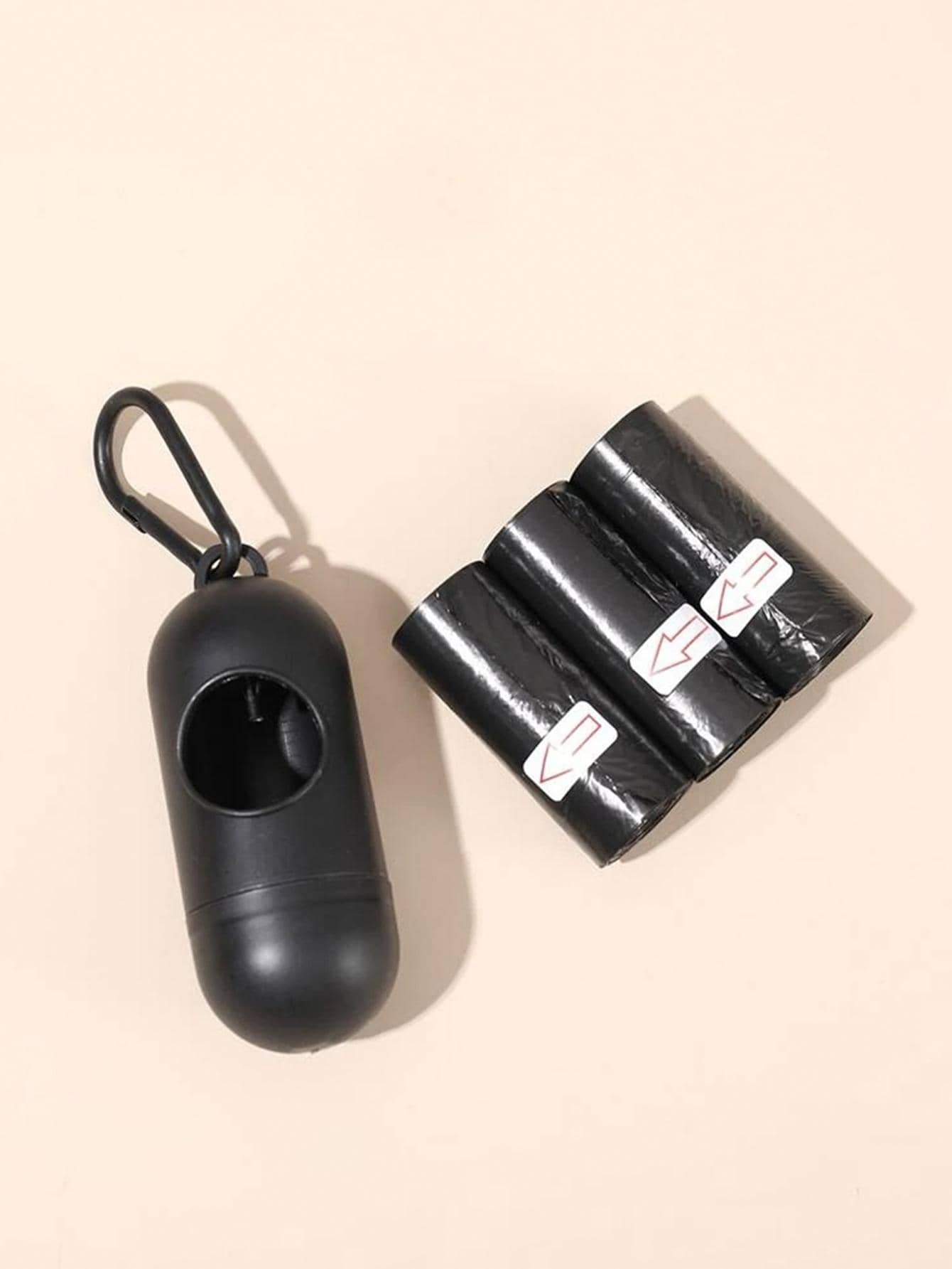 1pc Portable Baby Stroller Trash Bag Storage Box And 3pcs Portable Plastic Bags twins