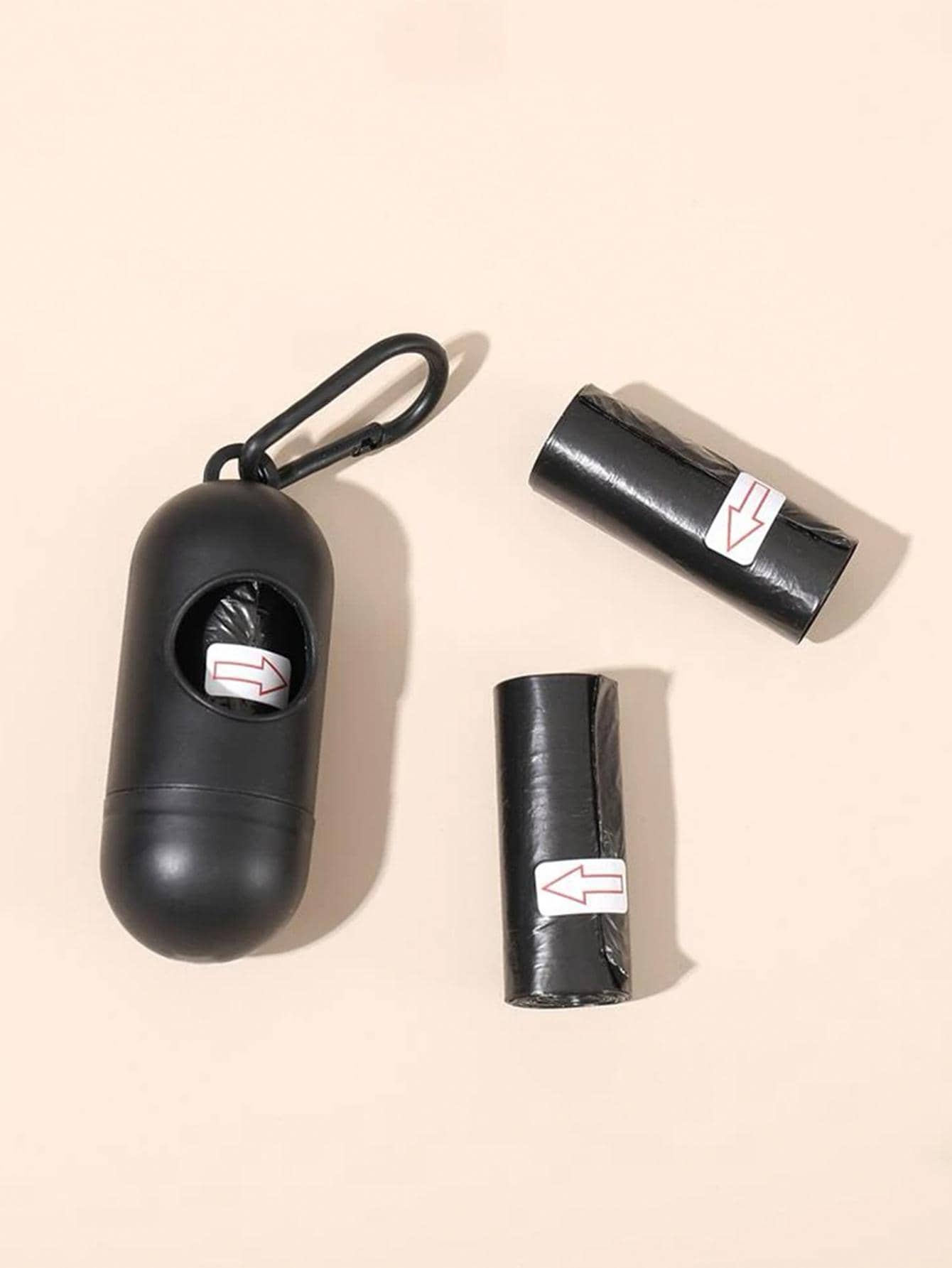 1pc Portable Baby Stroller Trash Bag Storage Box And 3pcs Portable Plastic Bags twins