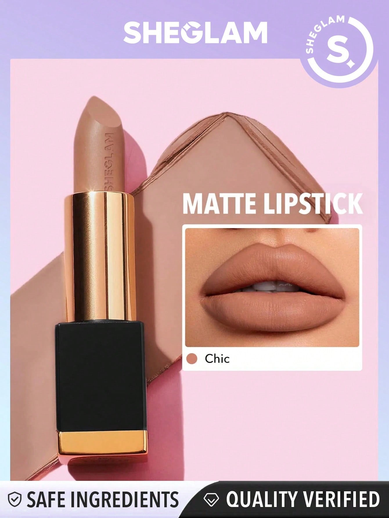 SHEGLAM Matte Allure Lipstick - Bachelorette 20 Colors Long Lasting Lipstick High Pigment Velvety Soft Lipstick