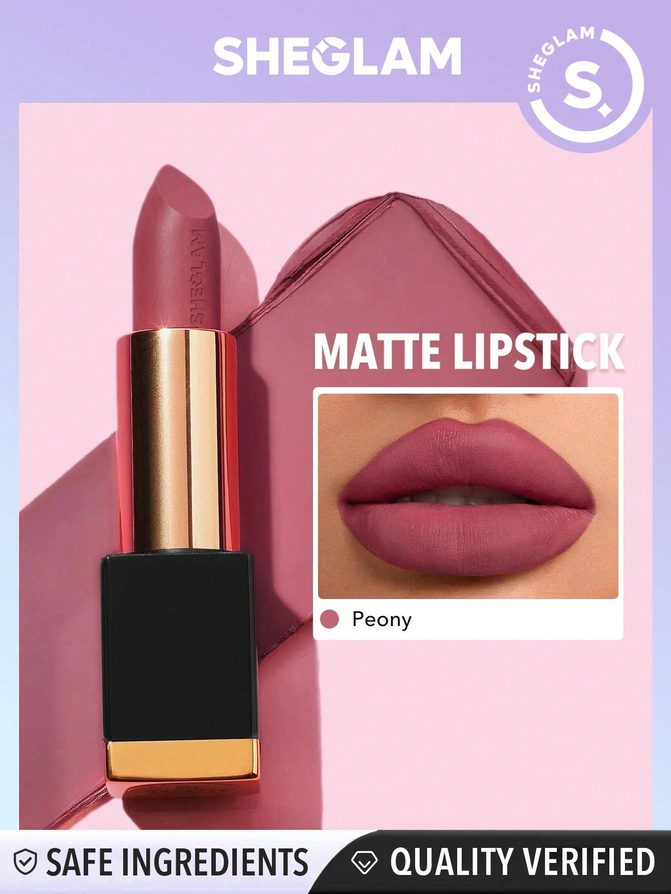 SHEGLAM Matte Allure Lipstick - Bachelorette 20 Colors Long Lasting Lipstick High Pigment Velvety Soft Lipstick