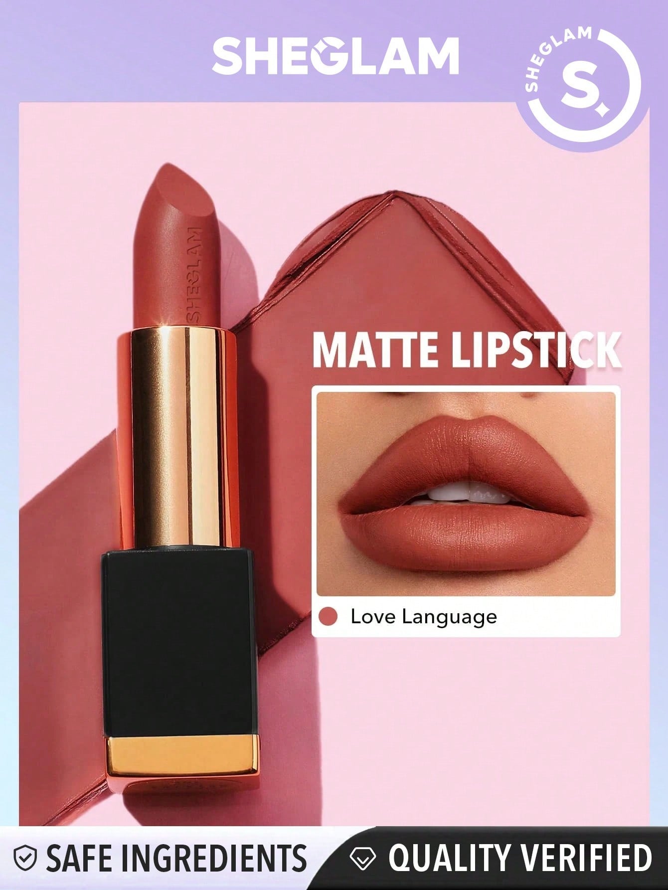 SHEGLAM Matte Allure Lipstick - Bachelorette 20 Colors Long Lasting Lipstick High Pigment Velvety Soft Lipstick