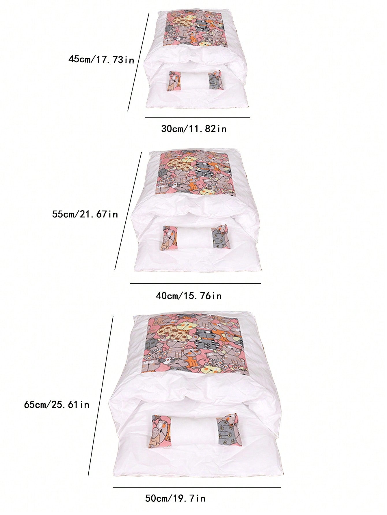 1pc Cat Sleeping Bag Pet House, Half-closed Design, Winter, Suitable For Cats And Dogs Of Various Sizes, Removable And Washable